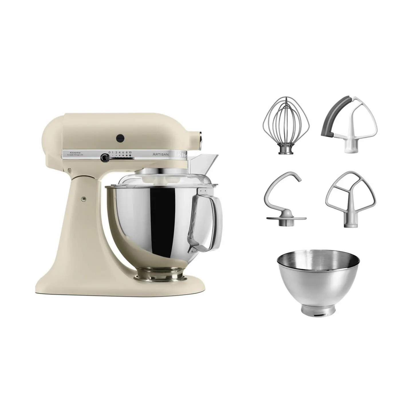 KitchenAid Røremaskiner Artisan Røremaskine 175EFL i Fresh Linen, 3