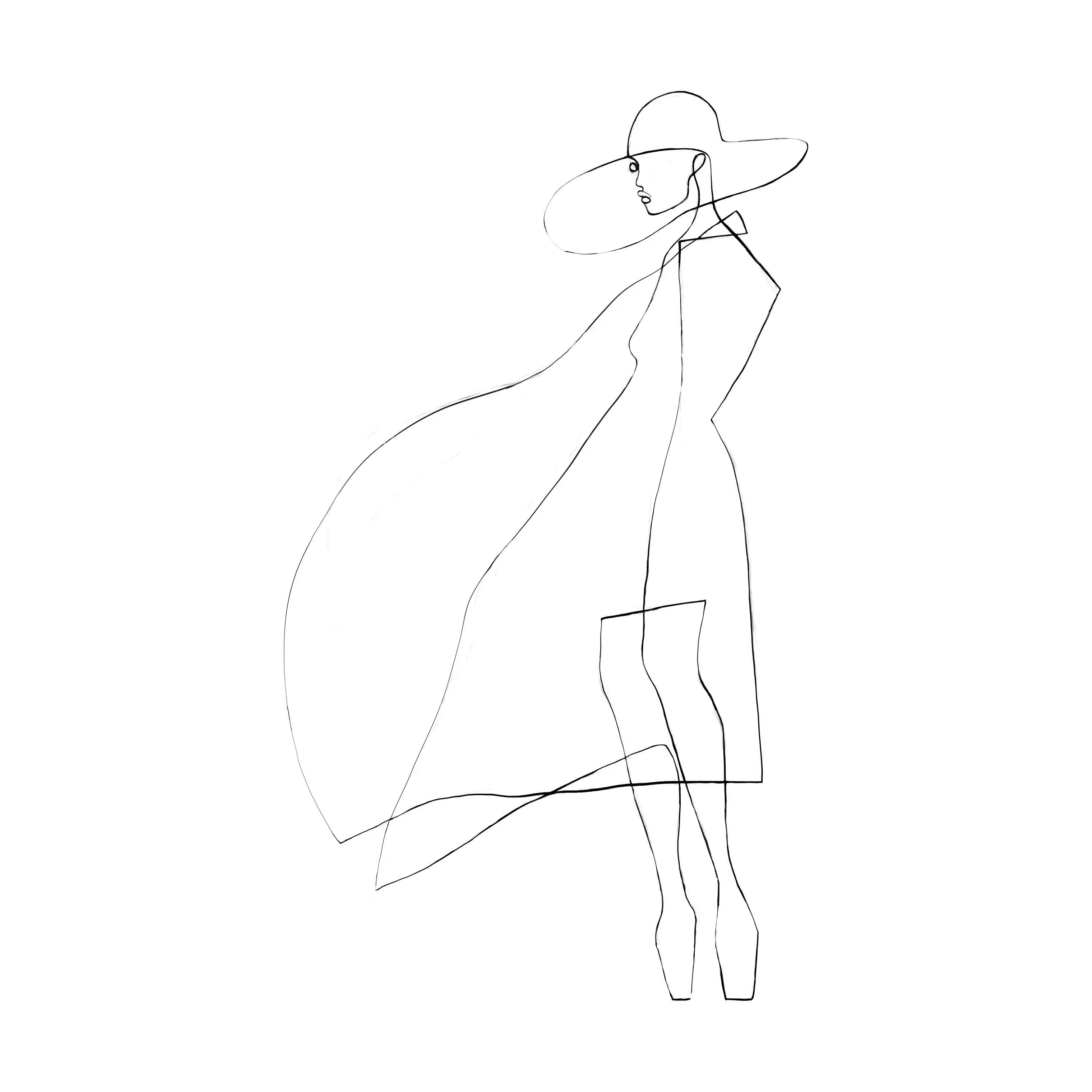 Poster&Frame Plakater Plakat Taxi i B50 x L70 cm, 1