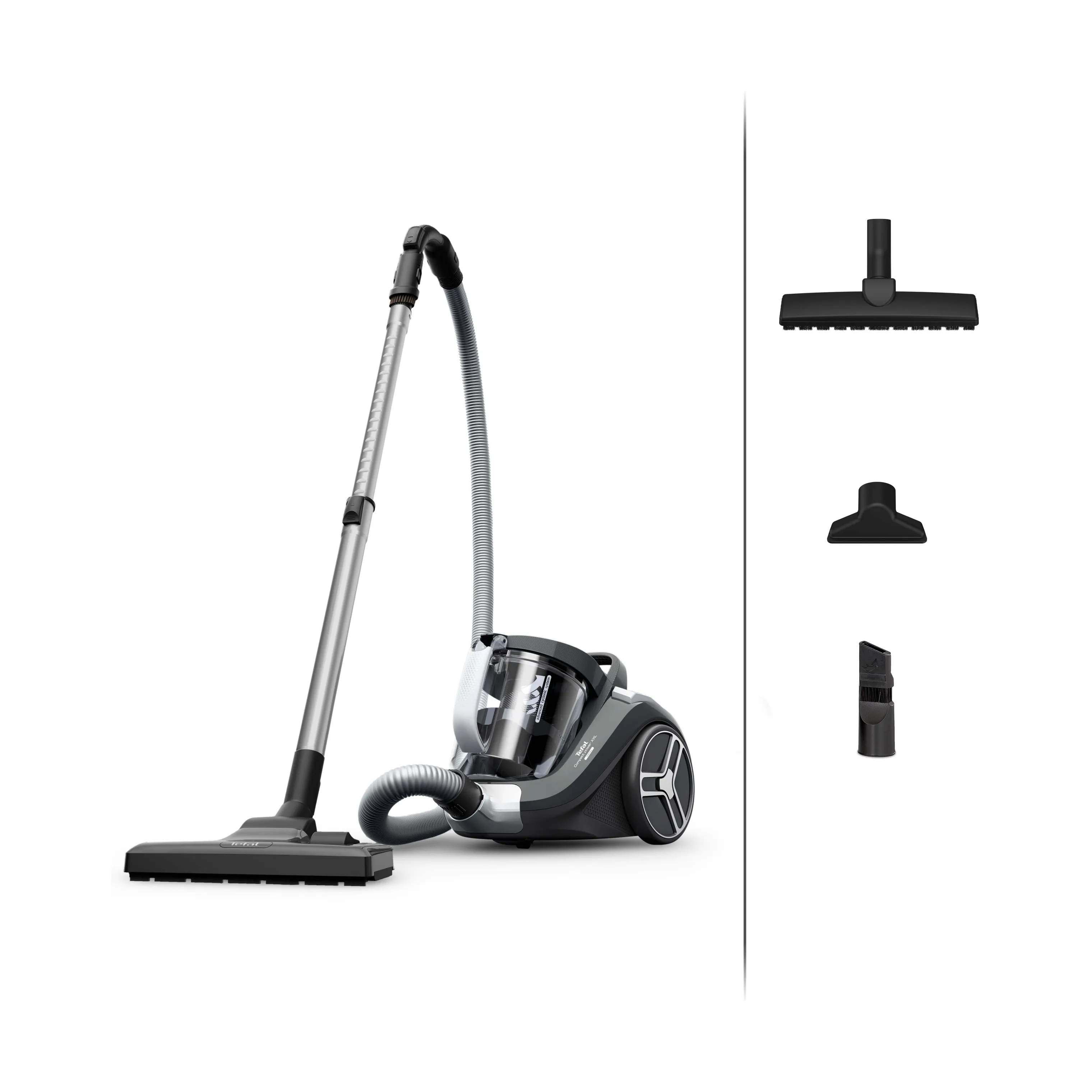 Tefal Støvsugere Compact Power XXL Cyclonic Støvsuger i Sort/sølv, 1