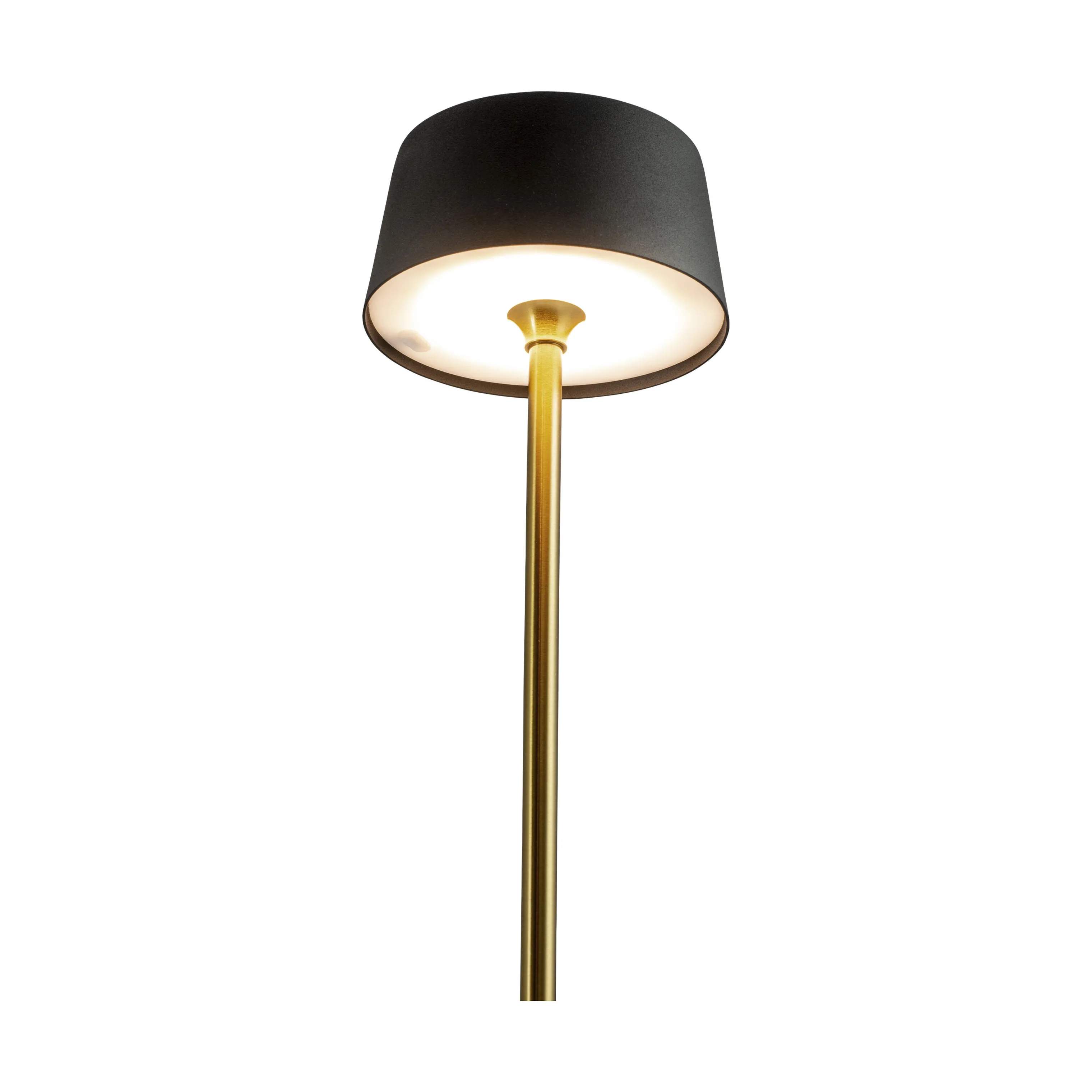 Dyberg Larsen Bordlamper Yoyo Bordlampe i Sort/ Messing/ Marmor, 4