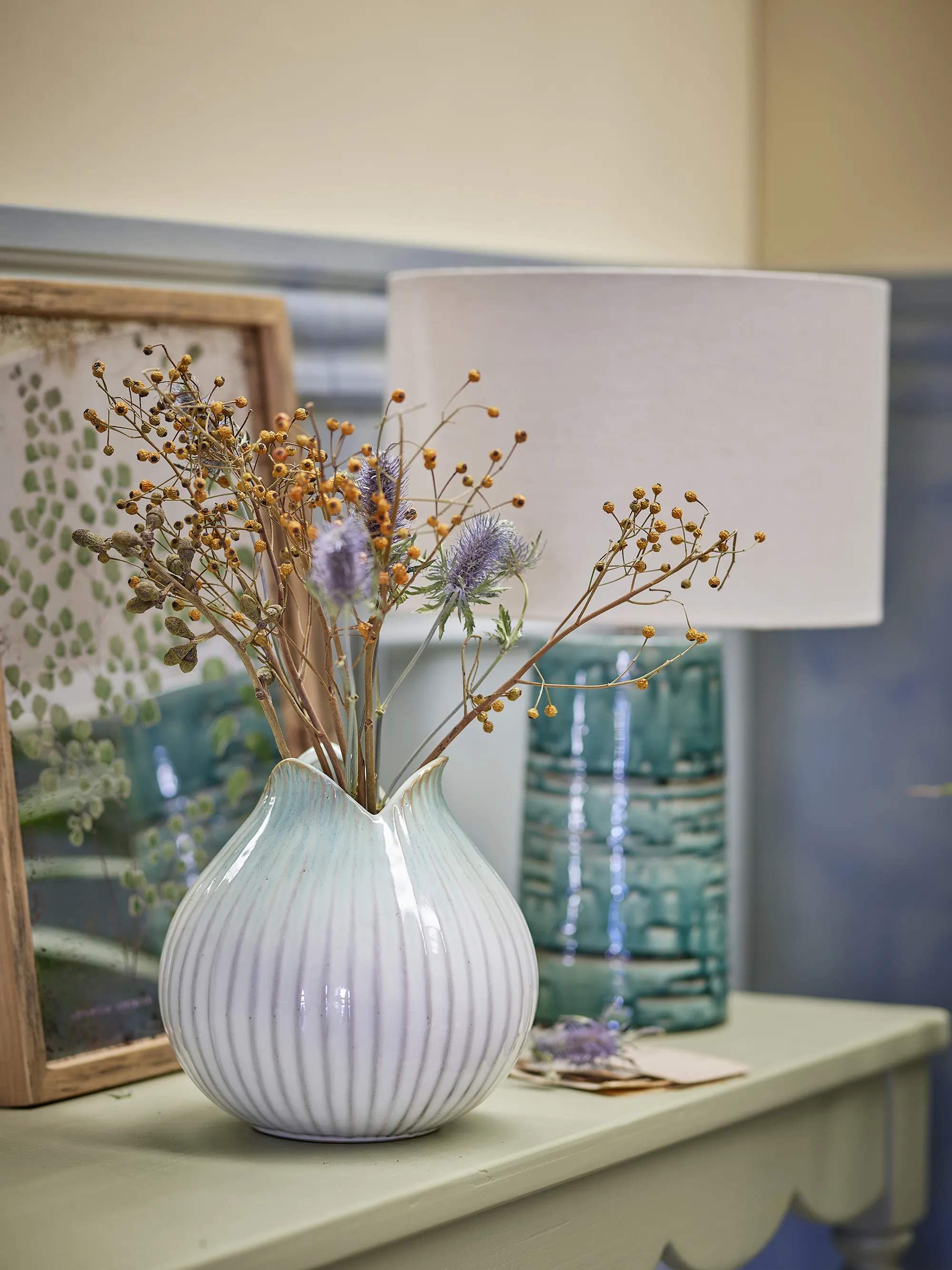 Creative Collection Vaser Vase - Skylar i Grøn, 2