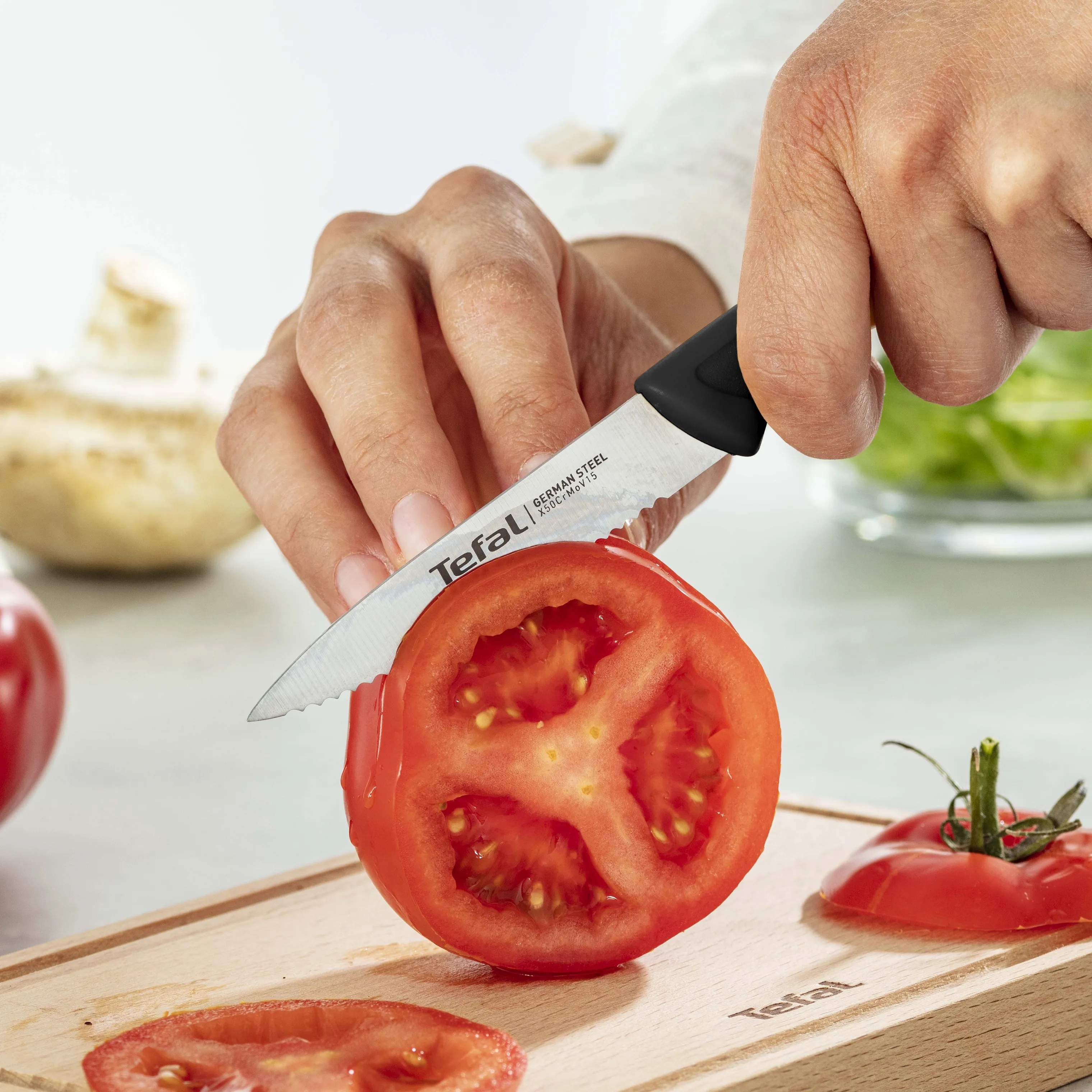 Tefal Knivsæt Colorfood Knivsæt - 3 dele i Sort, 2