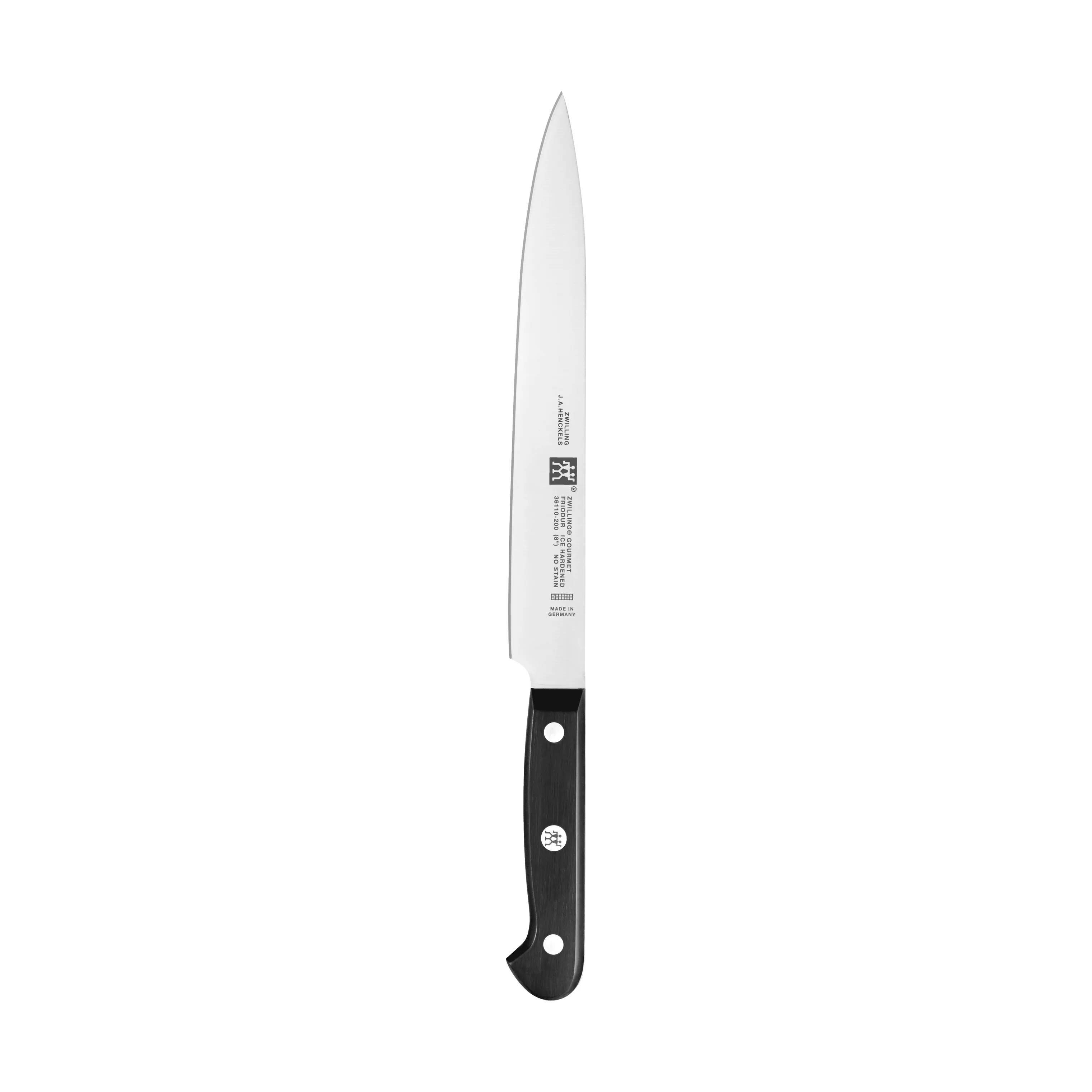 Gourmet Udskæringskniv, sort, large