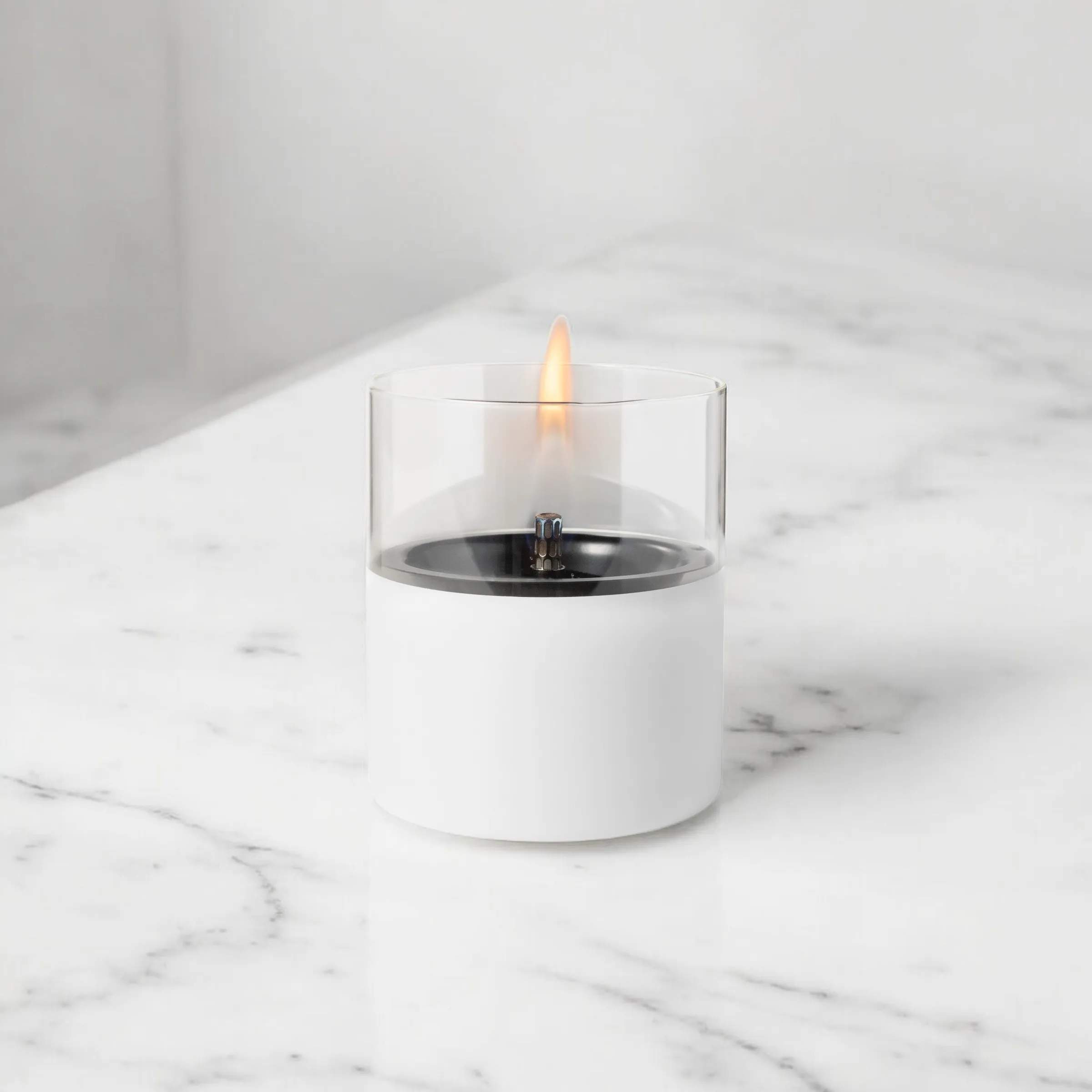 TenderFlame Fyrfadsstage Lilly Bordlanternesæt - 2 dele i White, 2