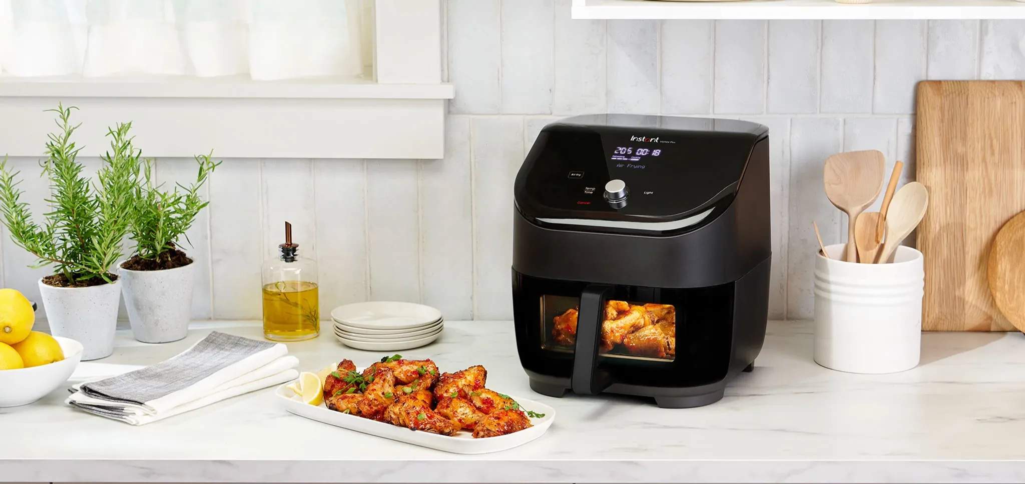 Instant Airfryers Vortex Plus ClearCook Airfryer i Black, 2
