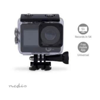 Nedis Øvrig udeleg Dual Screen Action Kamera i 5K HD, 3