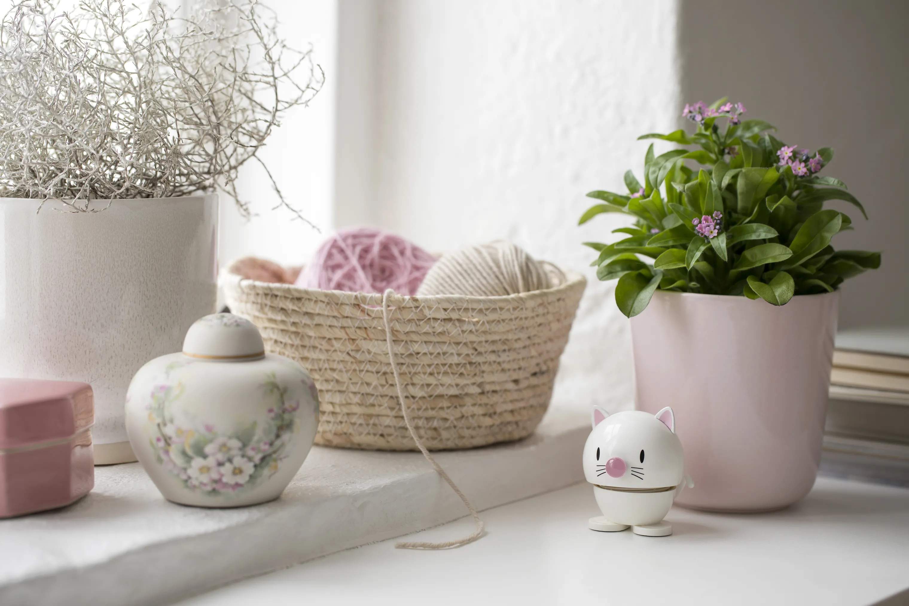 Hoptimist Øvrige figurer Animals - Baby Kat i Hvid, 2