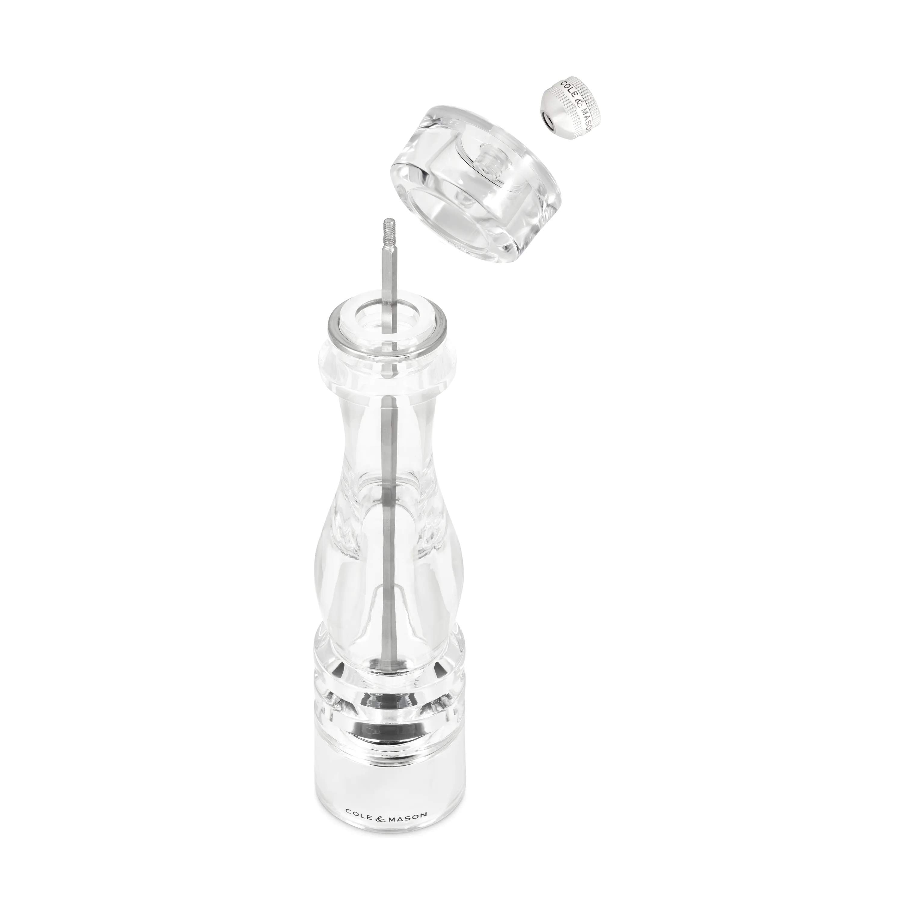 Cole&Mason Peberkværne London Peberkværn i Klar, 30 cm, 8