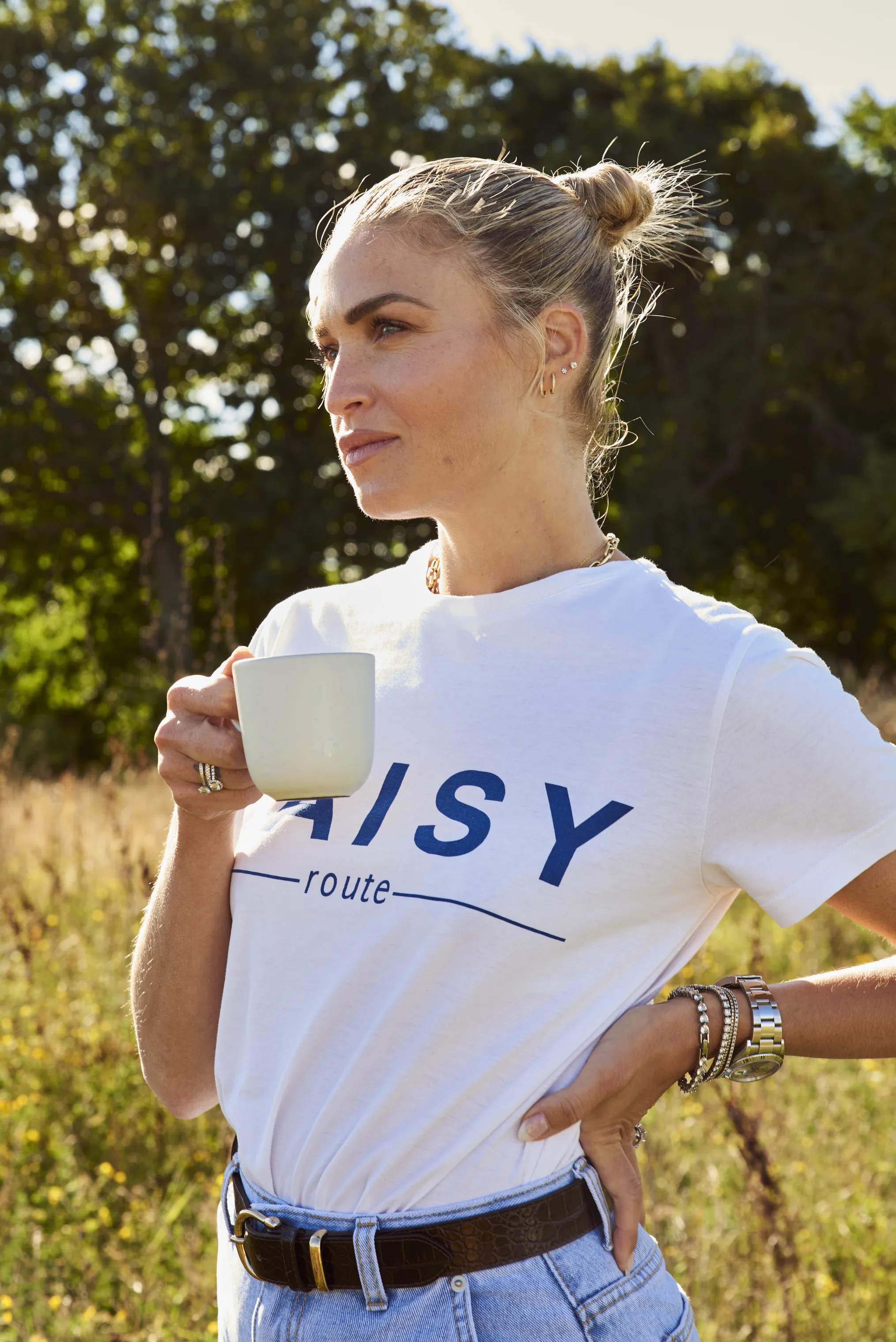 RAW by Aida Krus og kopper med hank Kaffekop i Arctic White, 3