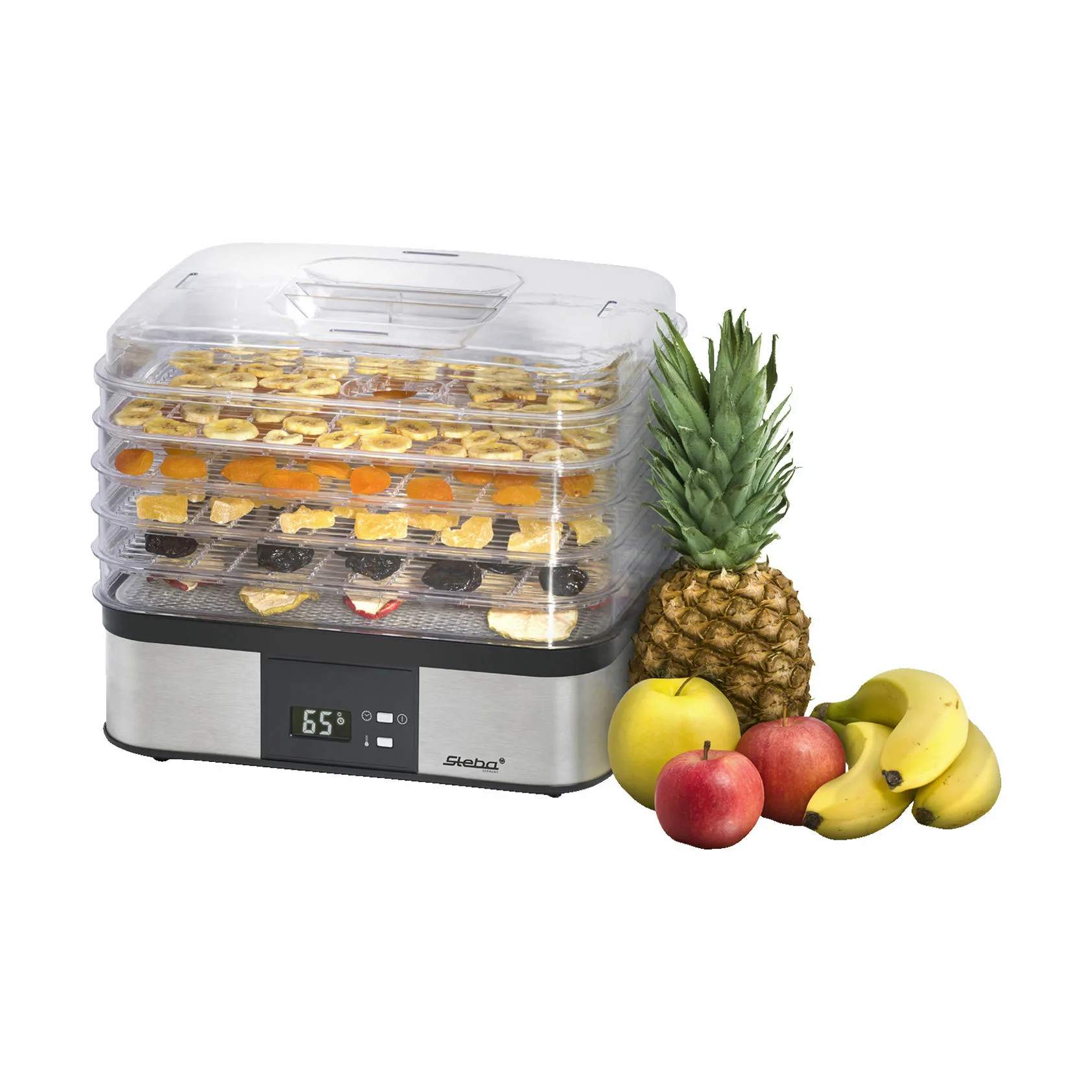 Steba Dehydratorer Dehydrator STED5 i Stål/Sort, 6