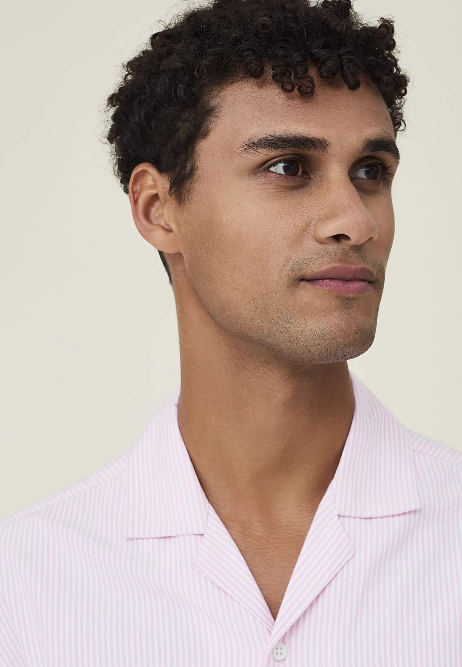 Lexington Pyjamas Icons Pyjamassæt Organic i Pink/White, M, 3