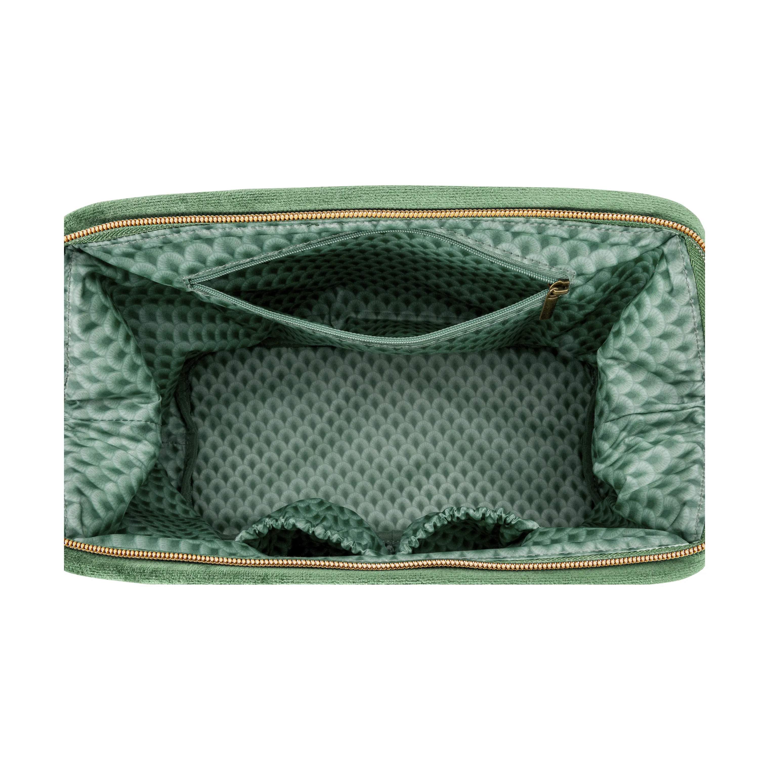 PIP Studio Toilettasker Quiltey Days Kosmetiktaske - Ekstra stor i Green, 3