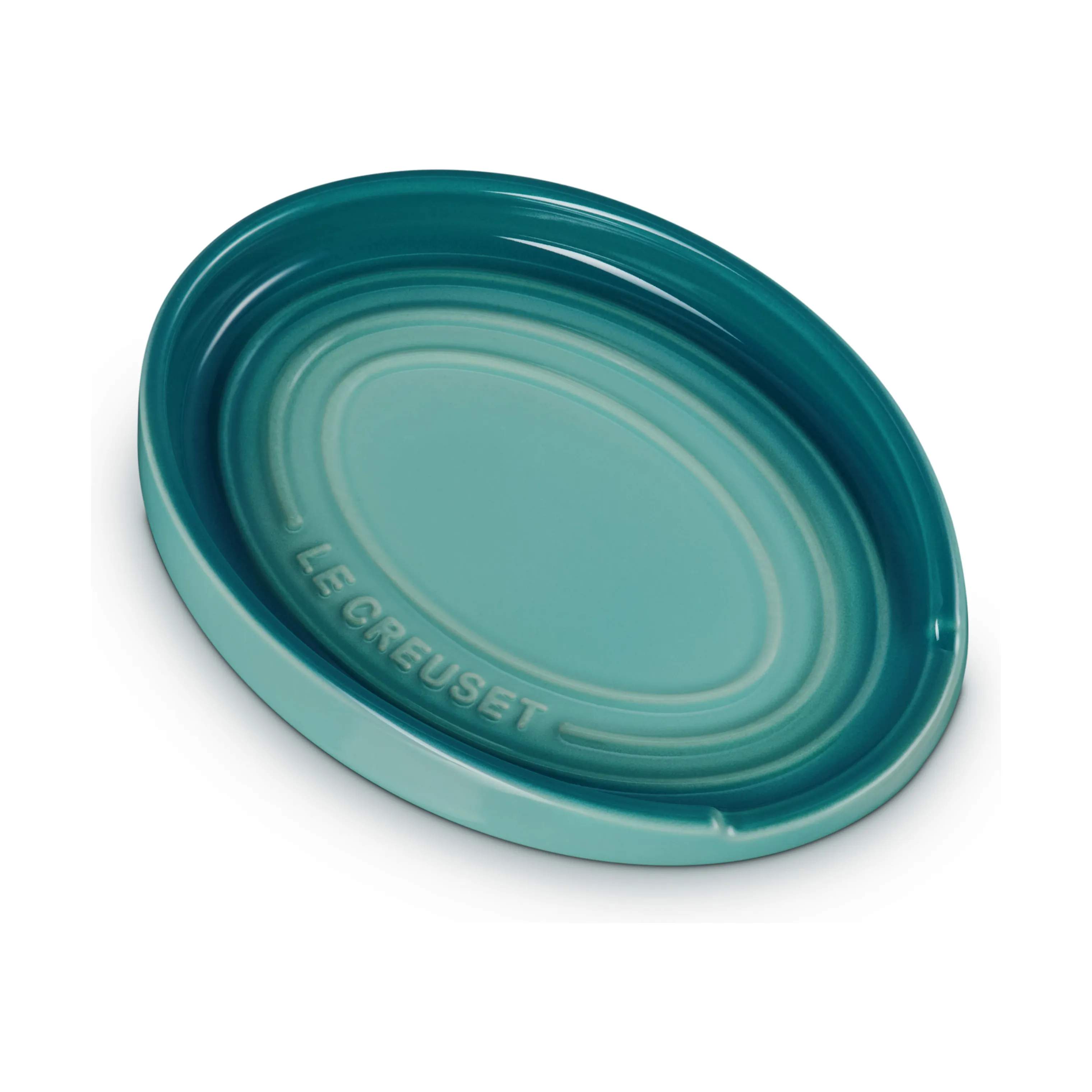 Le Creuset Øvrigt køkkengrej Signature Oval Grydeskeholder i Bleu Riviera, 1