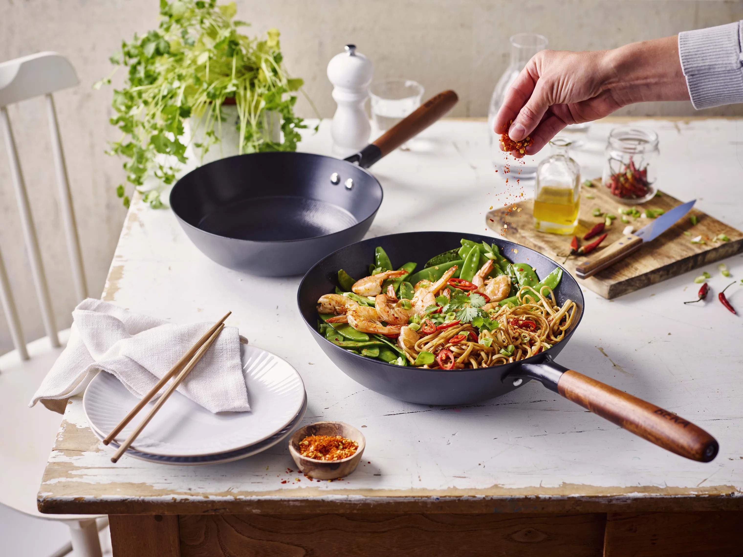 Beka Wokpander Mandala Wok i 28 cm, 2