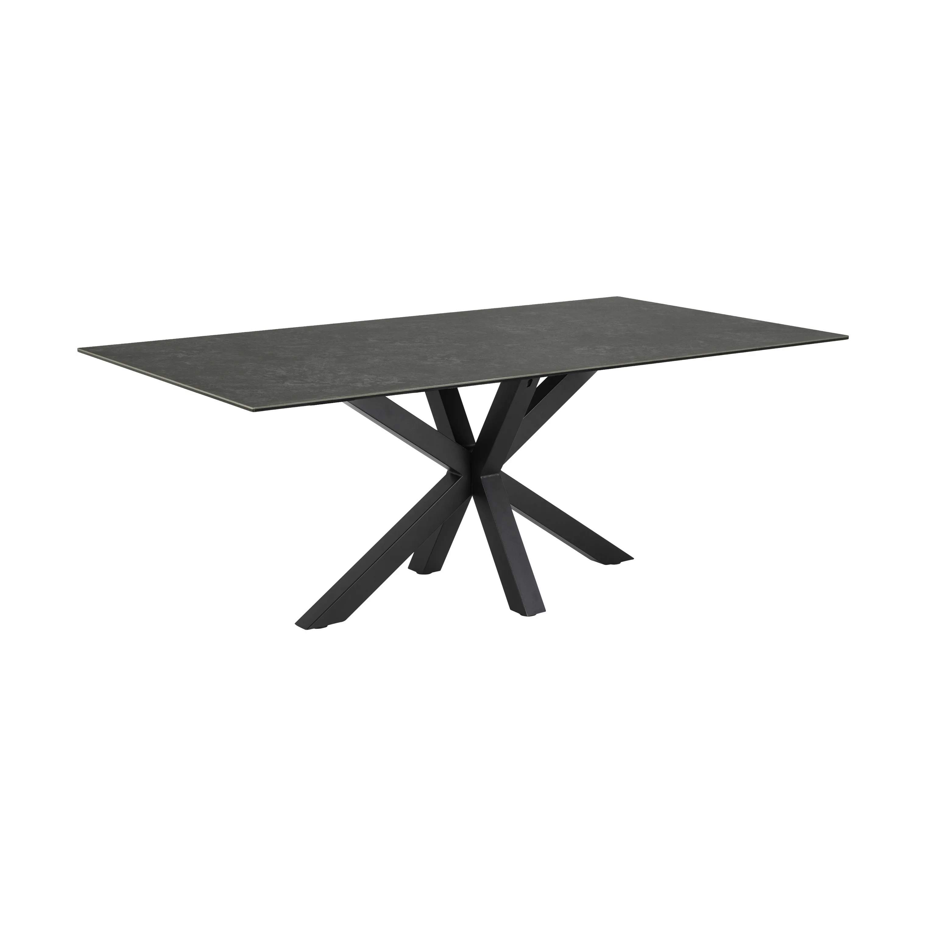 CASA Living Spiseborde Heaven Spisebord i Sort Fairbanks/sort, H75,5 x B200 x L100 cm, 4