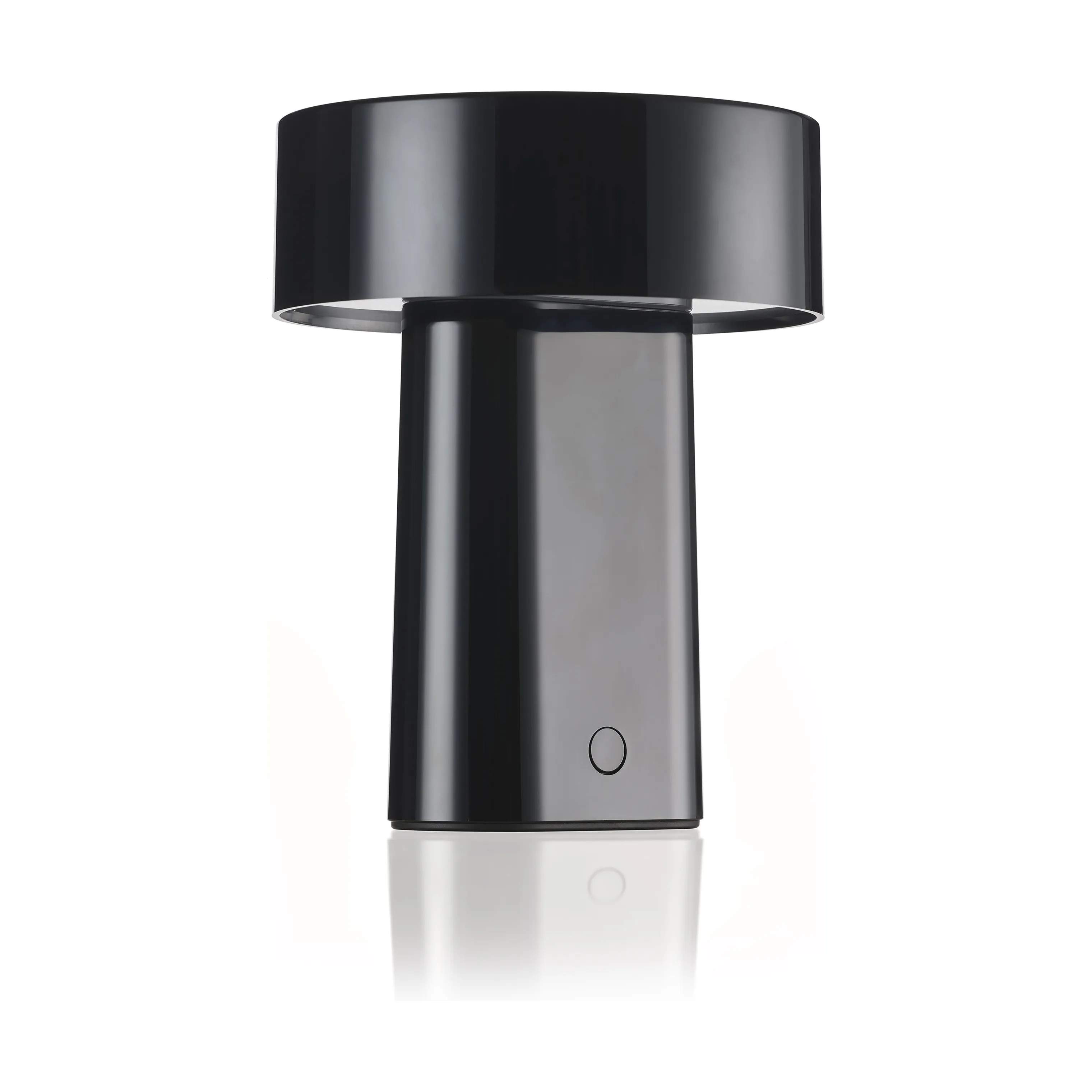 Oblong LED Lampe, sort, large