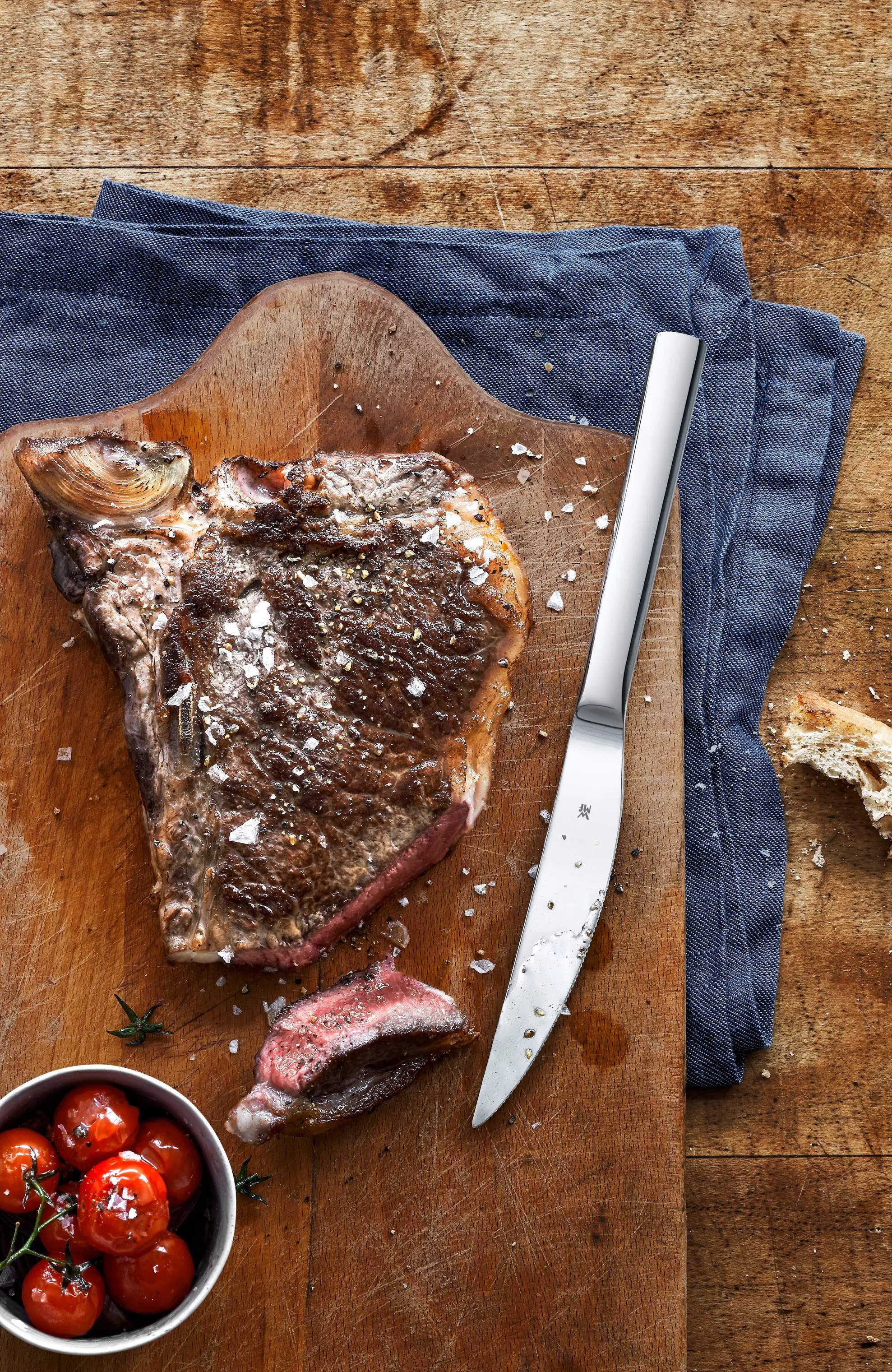 WMF Steakknive Nuova Steakknive  - 6 stk. i Sølvfarvet, 2