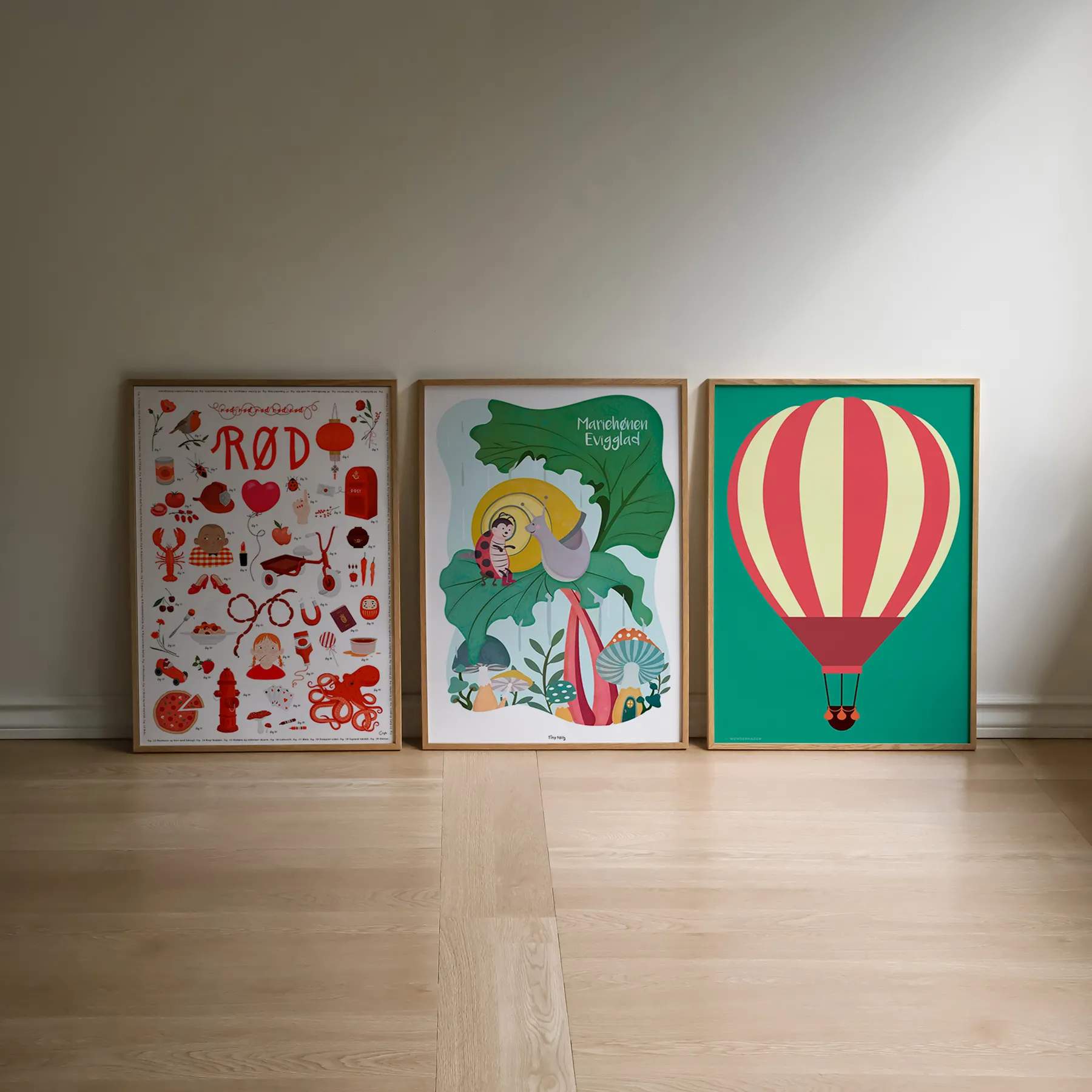 Poster&Frame Plakater Plakat - Mariehønen Evigglad i B29,7 x L42 cm, 2