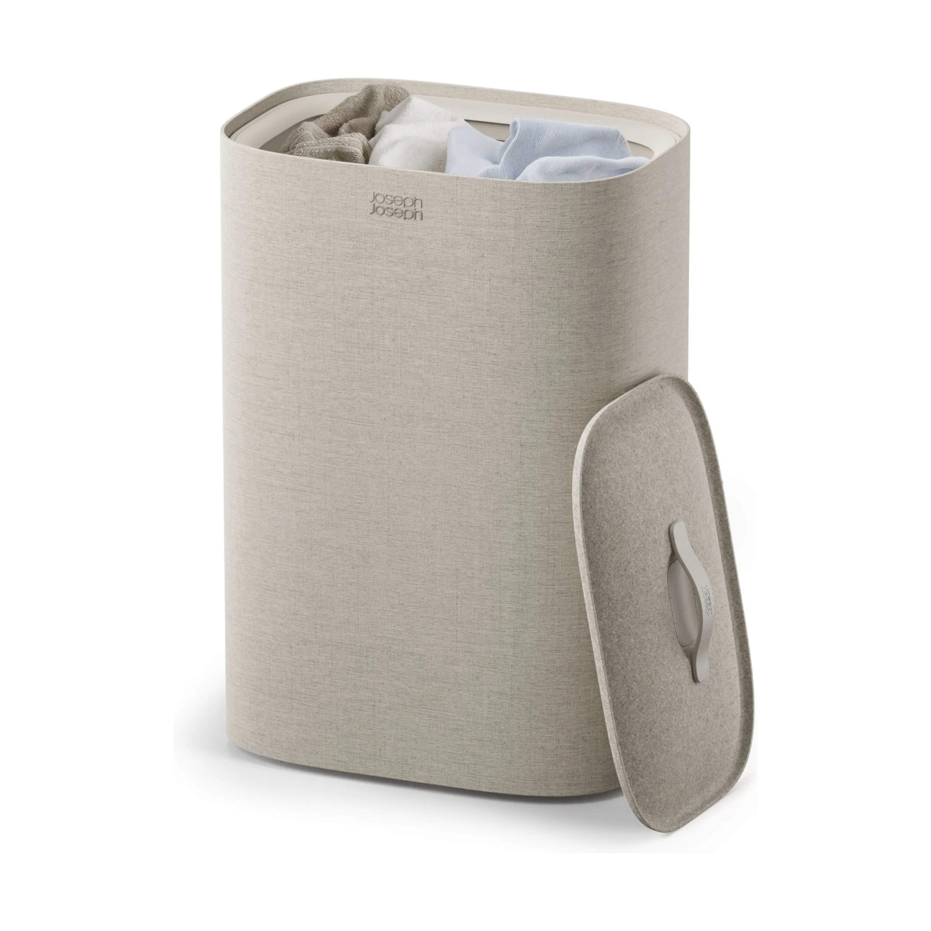 Joseph Joseph Vasketøjskurve Tota II Tota Vaskekurv i Pale Mushroom, 60 L, 1