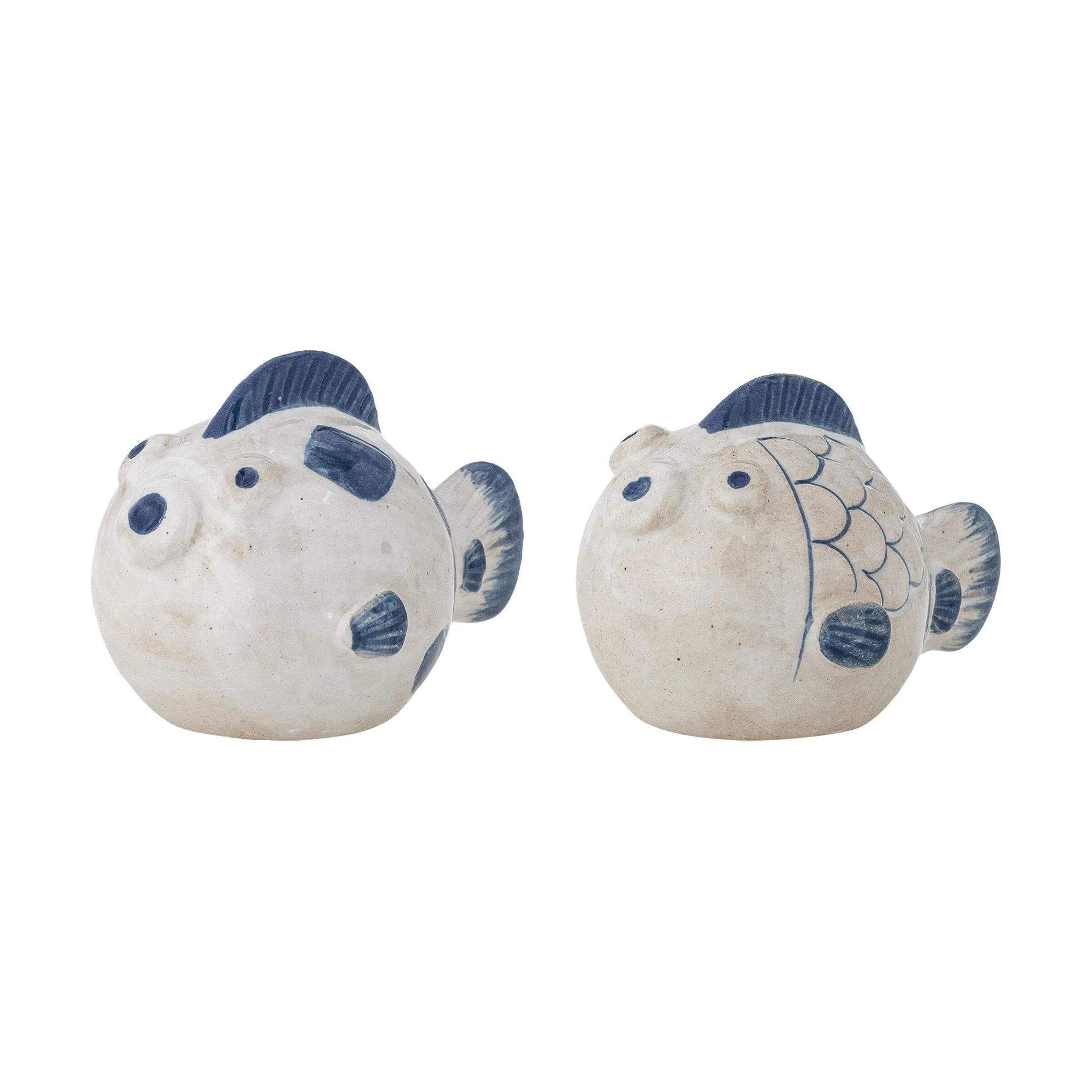 Bloomingville Strøsæt Fugu Strøsæt - 2 dele i Blue, 1