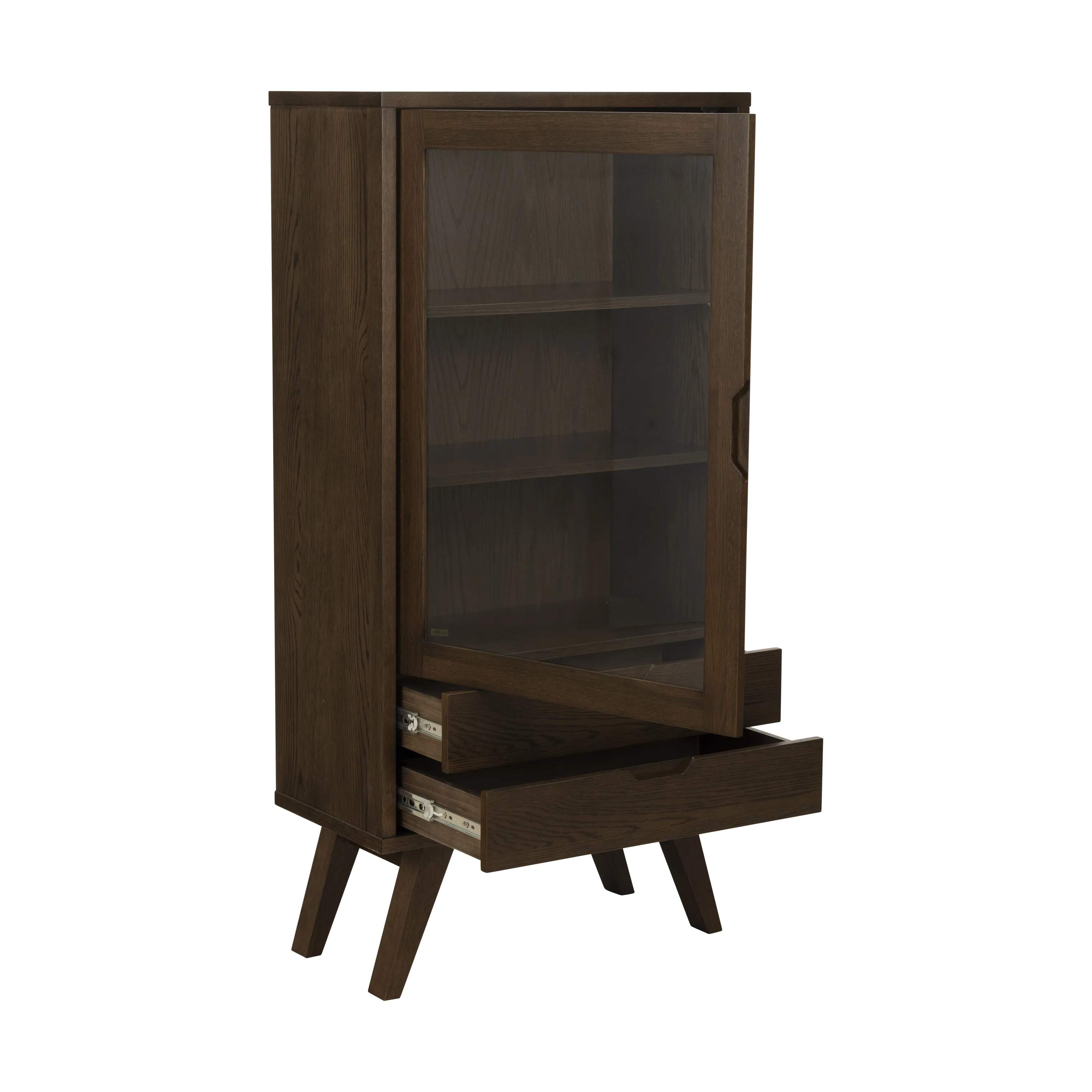CASA Living Reoler og tilbehør A-Line Vitrine i Brun, 4