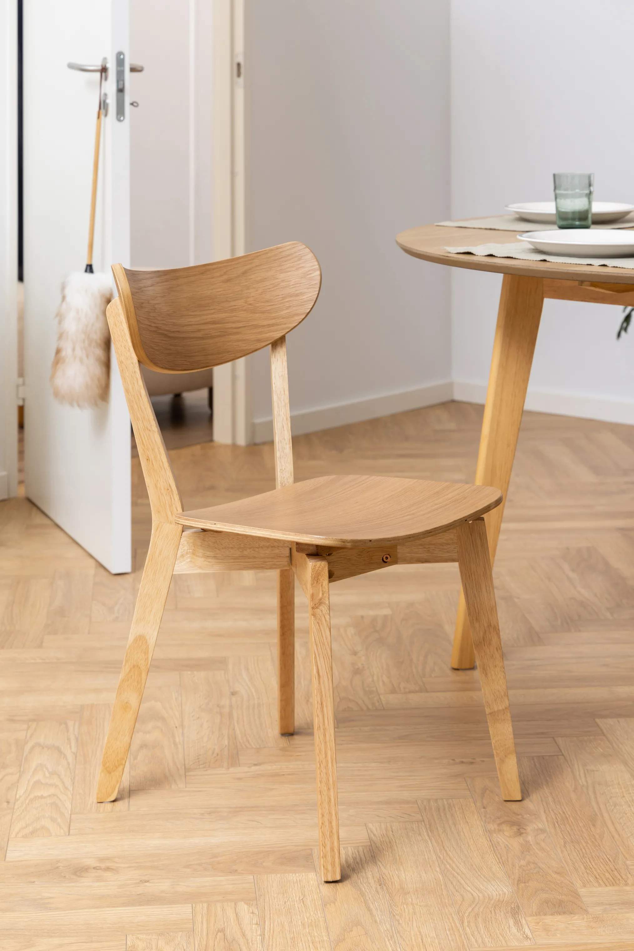 CASA Living Spisebordsstole Roxby Spisebordsstol - 2 stk. i Natur, 3