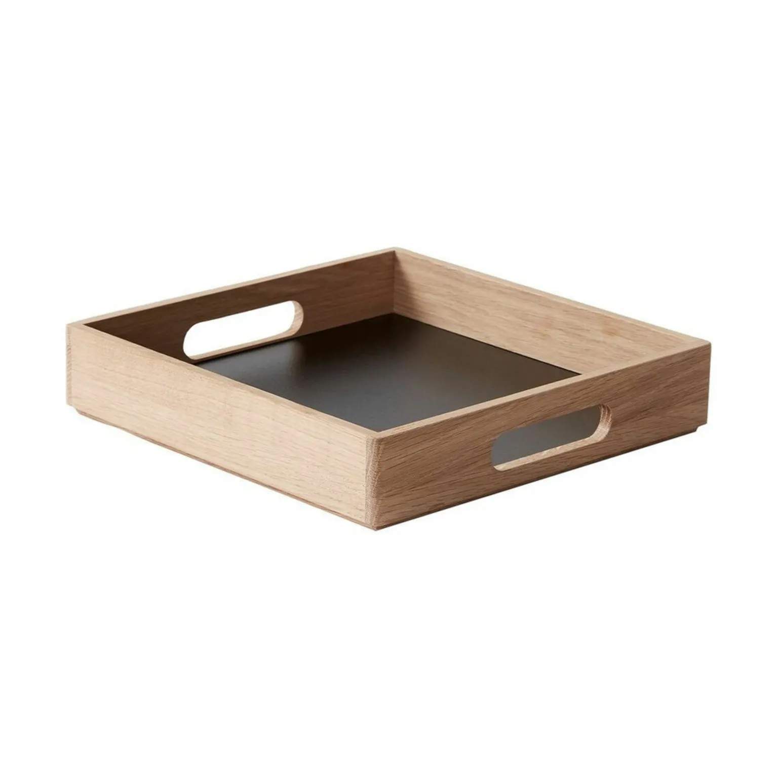 Andersen Furniture Bakker Serveringsbakke i Træ/sort, B28 x L28 cm, 1