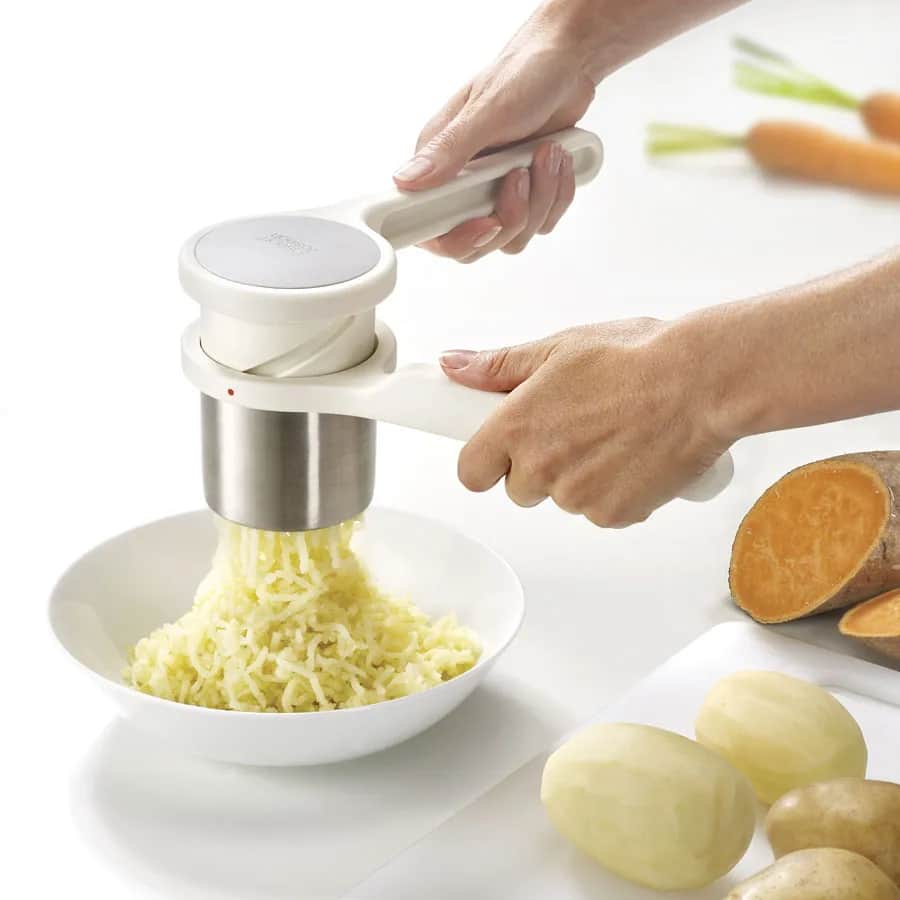 Joseph Joseph Kartoffelstampere Cookshop Helix Kartoffelmoser i White/Grey, 2