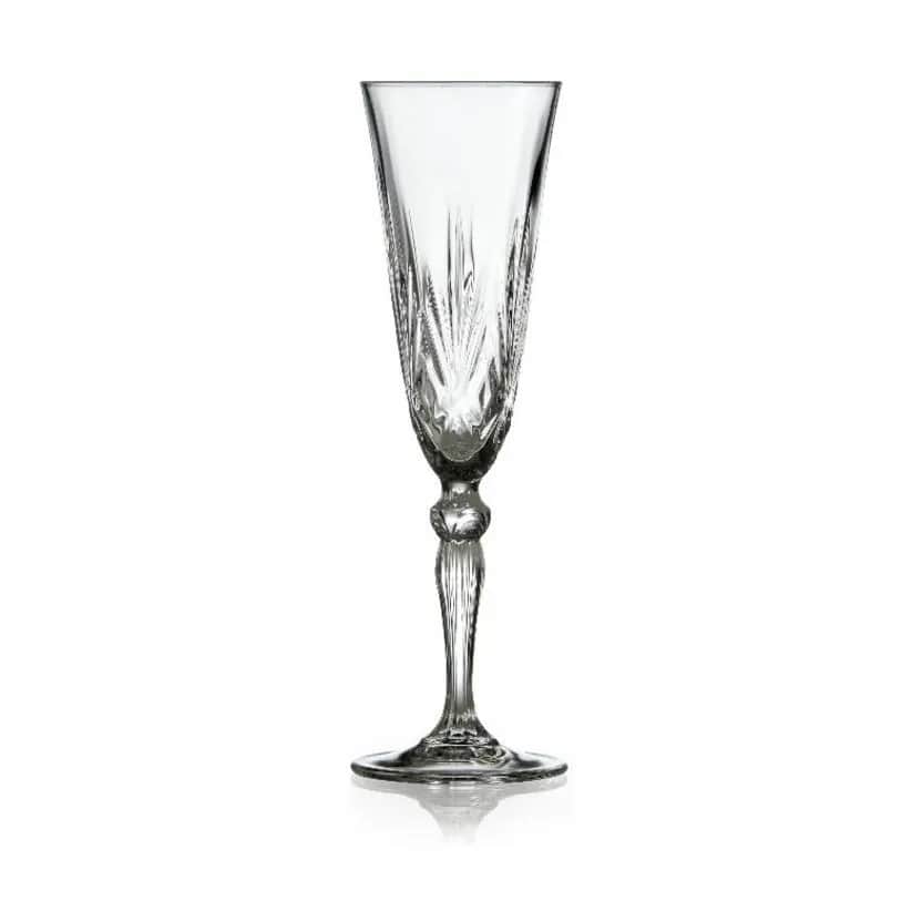 Lyngby Glas Champagneglas Melodia Champagneglas - 4 stk. i Klar, 16 cl, 4