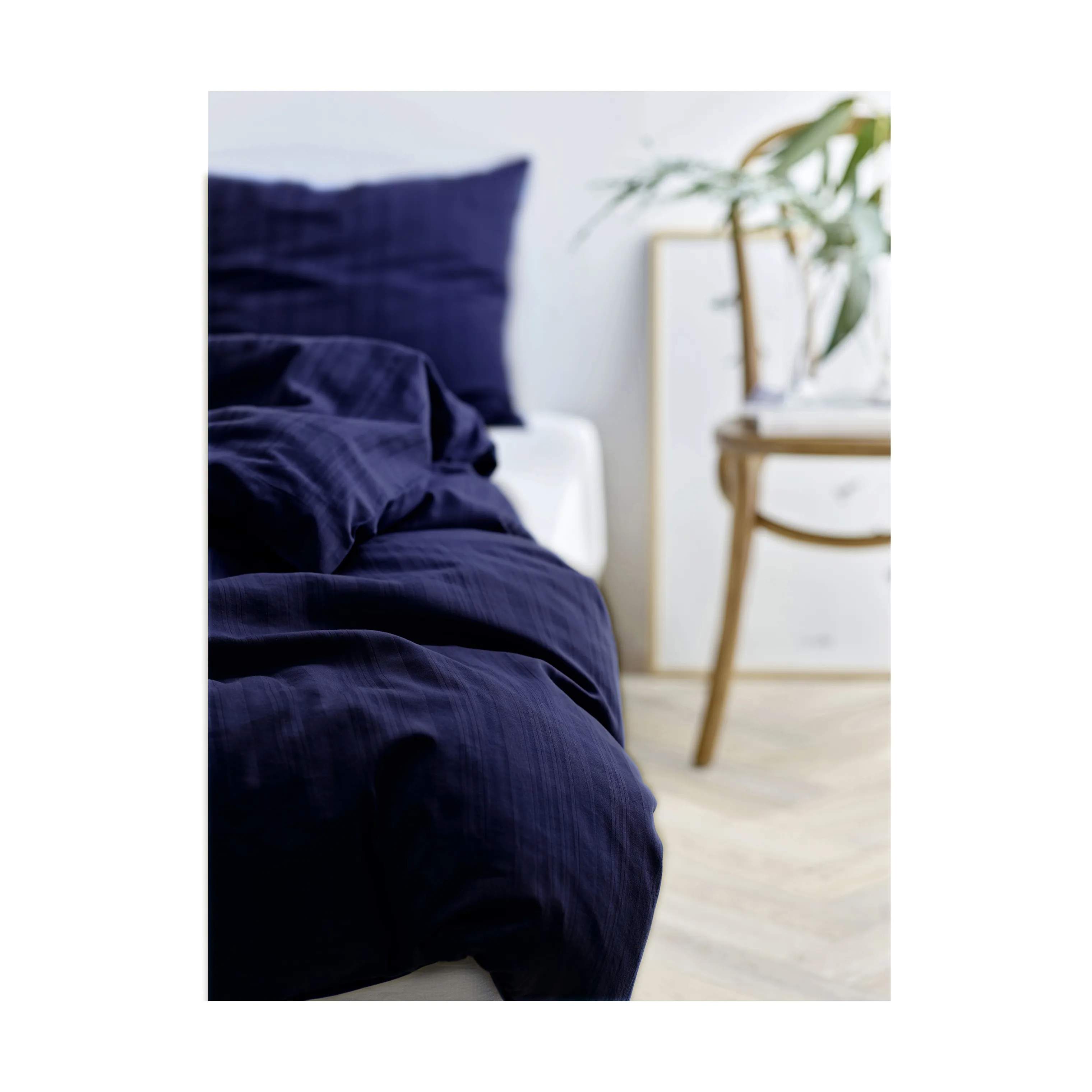 Södahl Sengetøj Noble Sengetøj i Navy Blue, B140 x L200 cm, 2