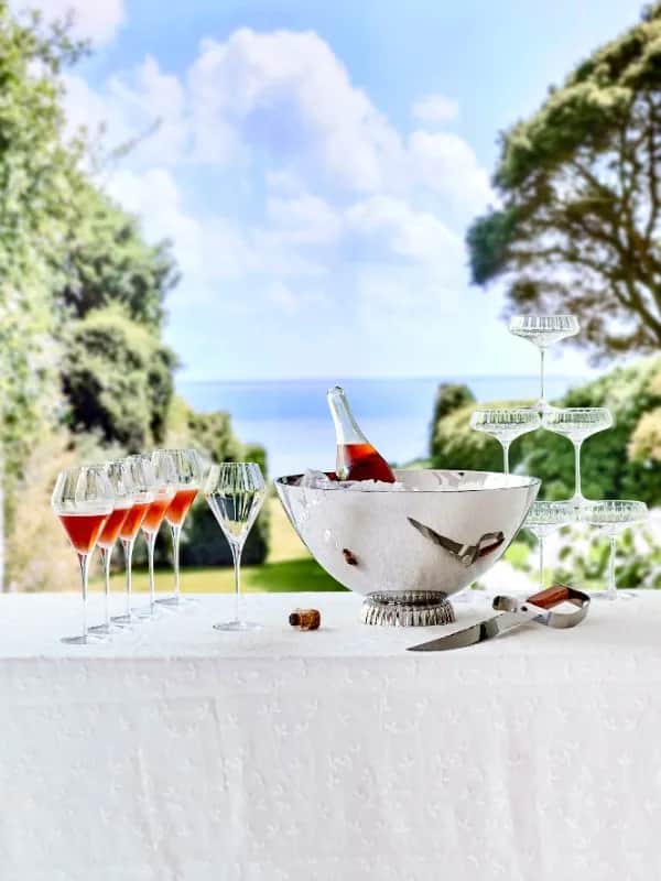 Georg Jensen Champagneglas Bernadotte Champagneglas - 6 stk. i Klar, 2