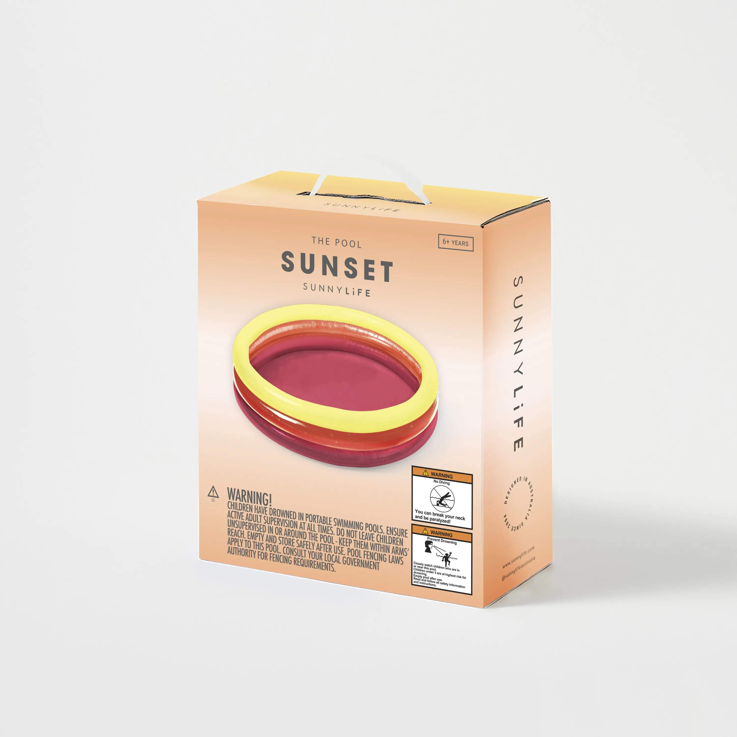 Sunnylife Badeudstyr Sunset Badebassin i multifarvet, 2
