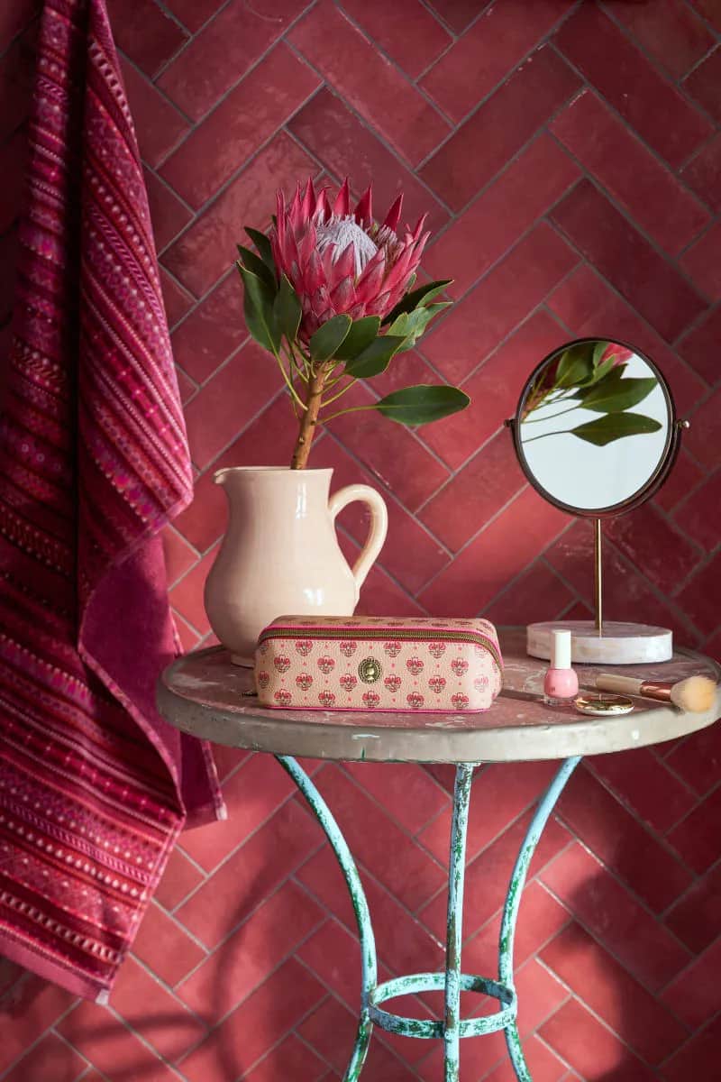PIP Studio Toilettasker Cyrille Kosmetiktaske i Lyserød, Small, 2