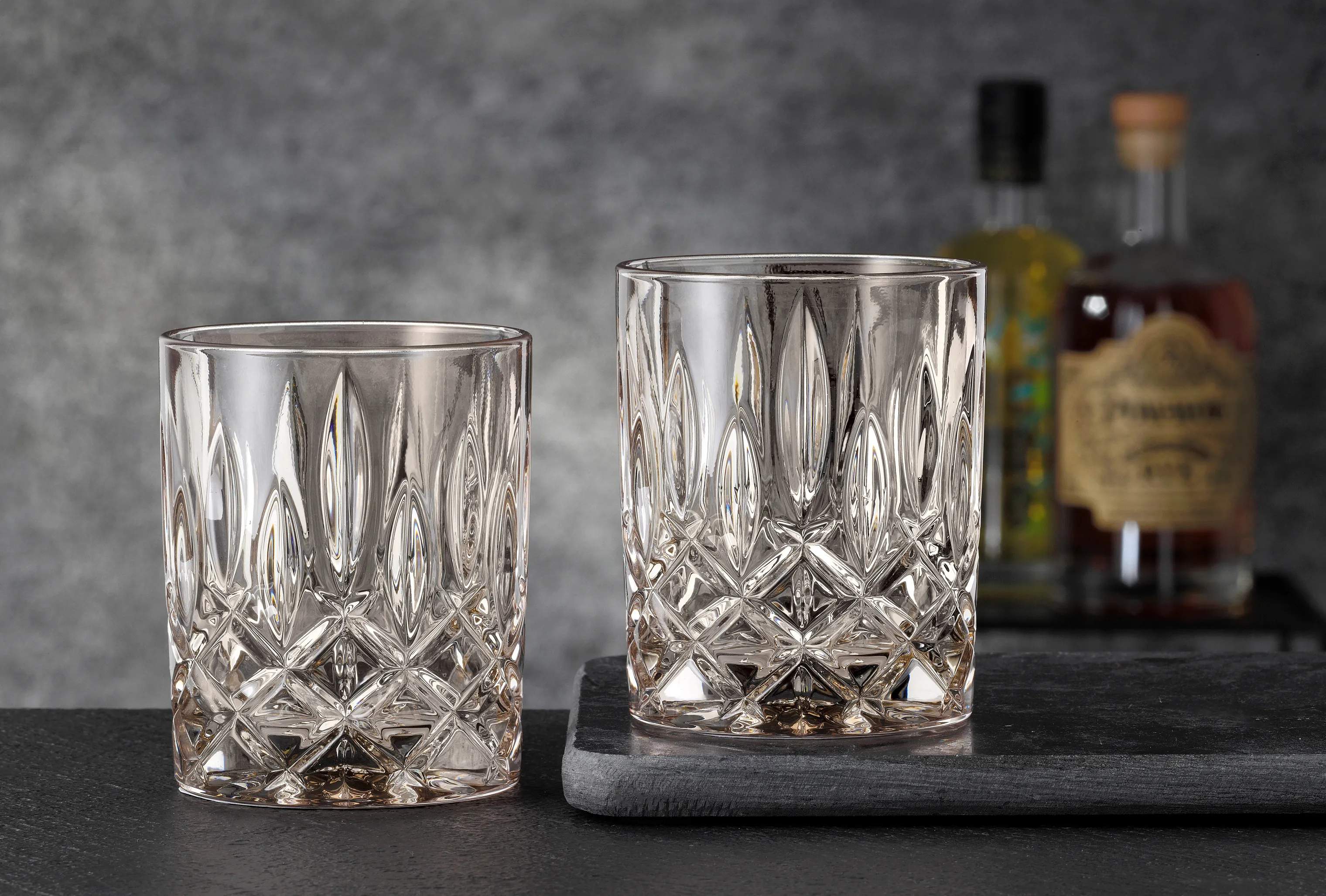 Nachtmann Lowball glas Noblesse Whiskyglas - 2 stk. i Taupe, 2