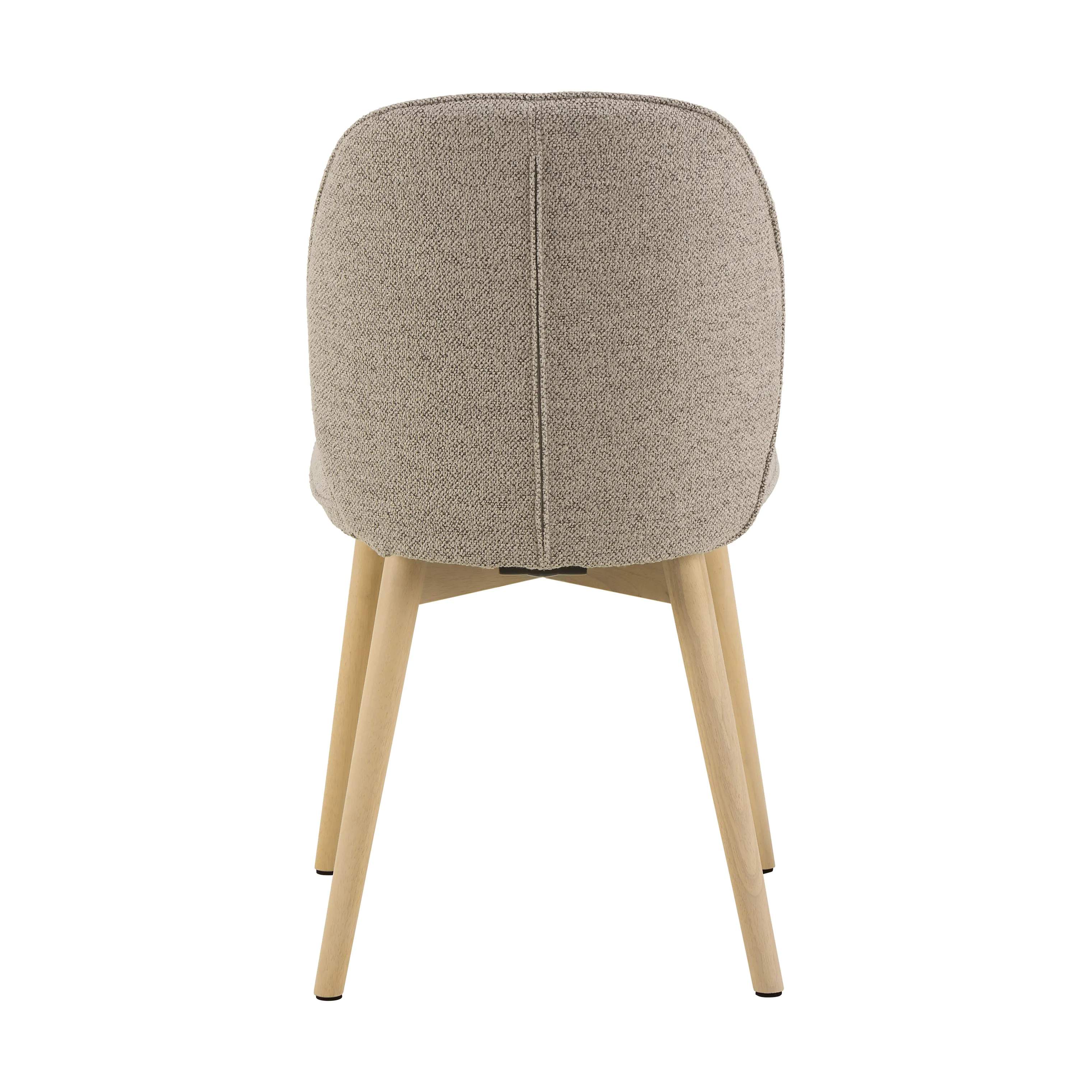 CASA Living Spisebordsstole Cindy Spisebordsstol - 2 stk i Beige/hvidpigmenteret, 7