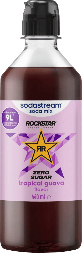 SodaStream Smagskoncentrater Sirup - Rockstar Energy Guava Zero i Rockstar Energy Guava Zero, 1