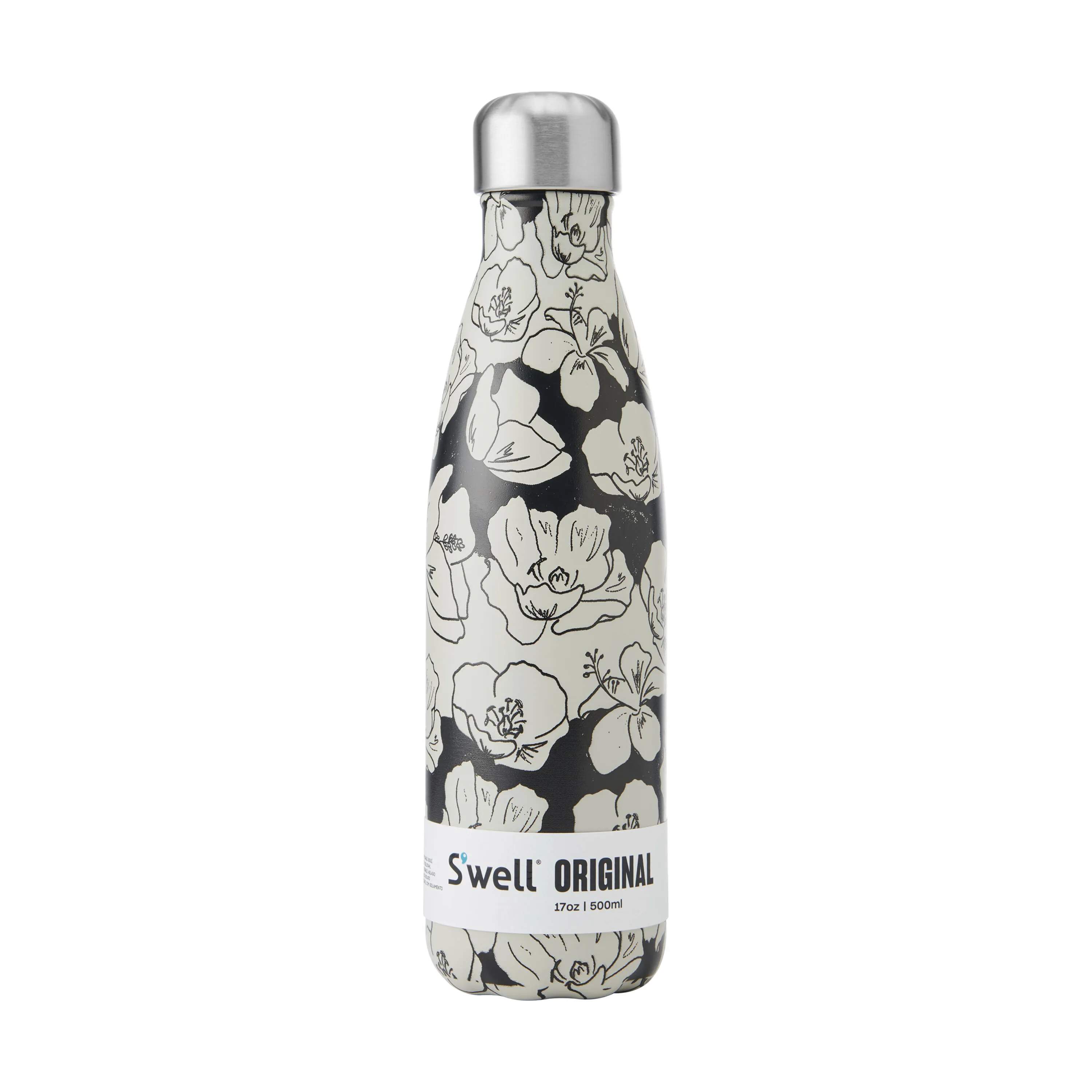 S'well Termoflasker Termoflaske i Black / White, 500 ml, 5