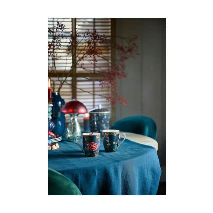 PIP Studio Krus og kopper med hank Berry Blues Berry Blue Krus i 45 cl, 2