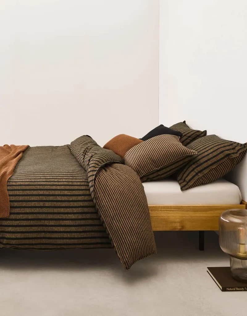 Marc O'Polo Lagner Premium Organic Jersey Boxlagen i Ecru, 90/100 x 200/220 cm, 2