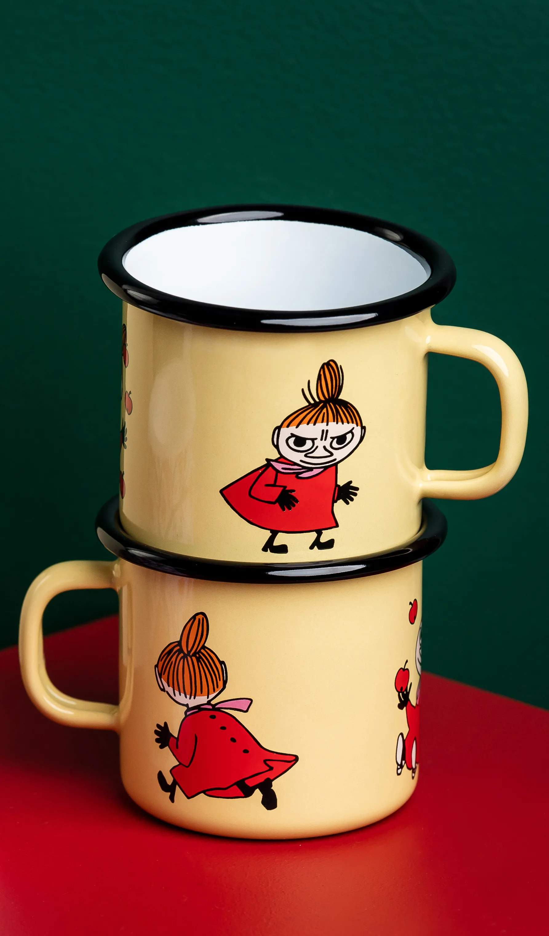 Muurla Krus og kopper med hank Moomin Krus - Little My Retro i Little My Retro, 25 cl, 3