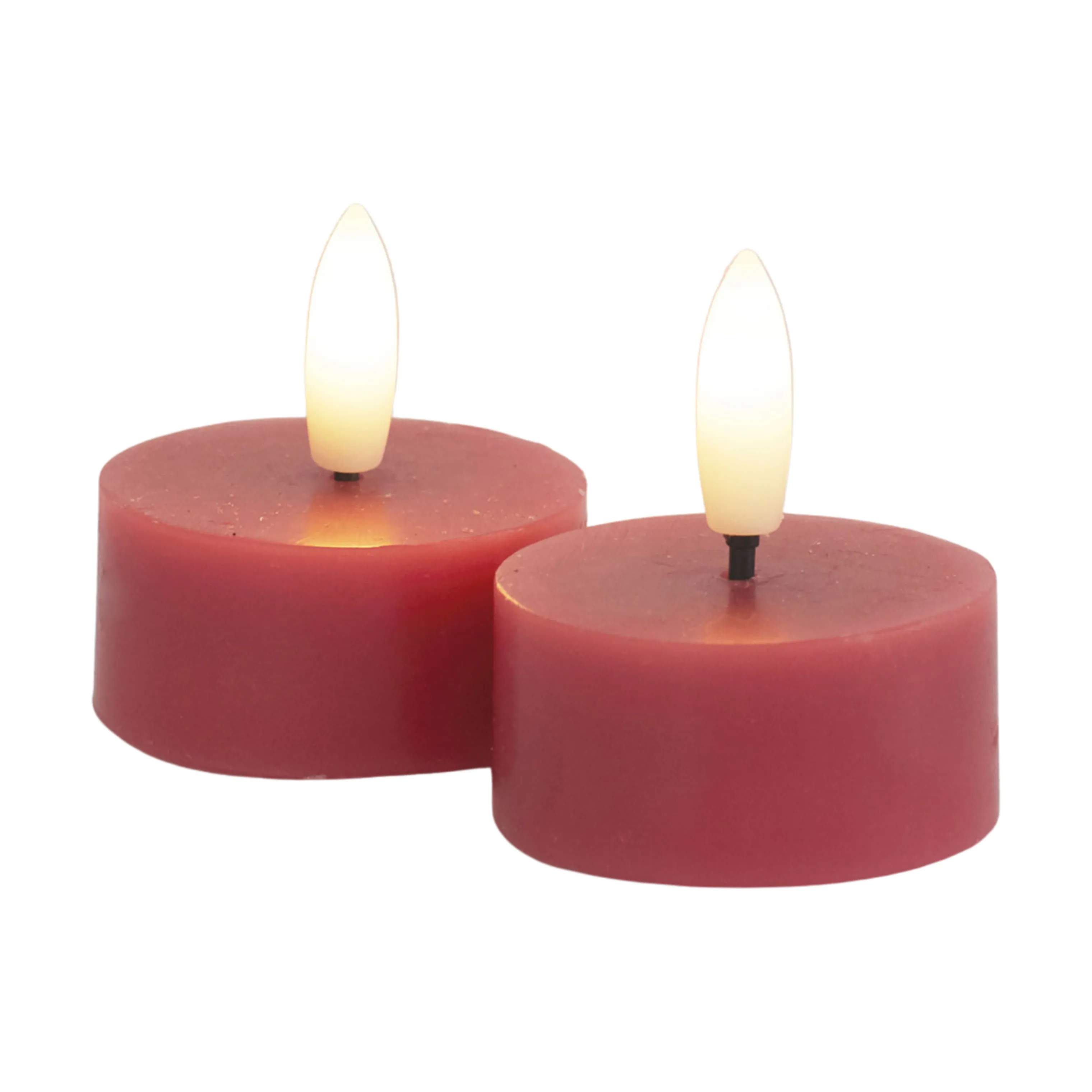 Sirius LED-lys Sille LED Fyrfadslys - 2 stk. i Rose Plum, 2,2 cm, 1