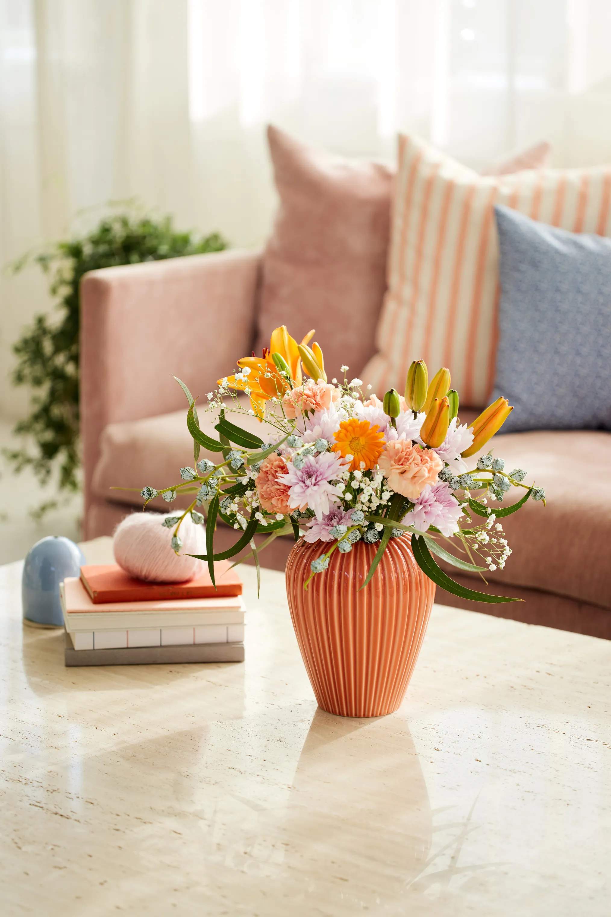 erik bagger a/s Vaser Eslau Lilje Vase i Orange, 20 cm, 2