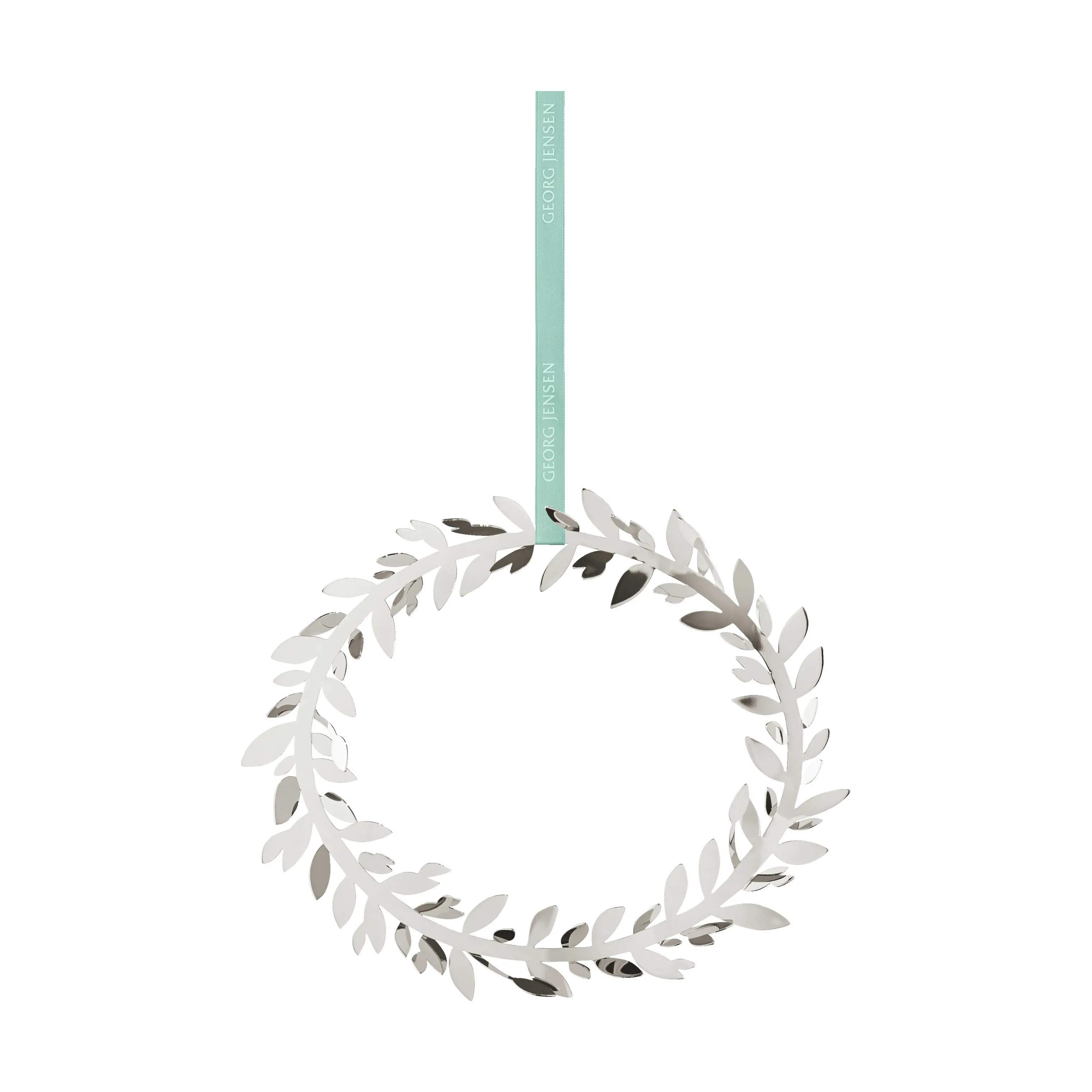 Georg Jensen Juleophæng christmas collectibles 2016 Julekrans - Sølv i Sølvfarvet, 16,2 cm, 1