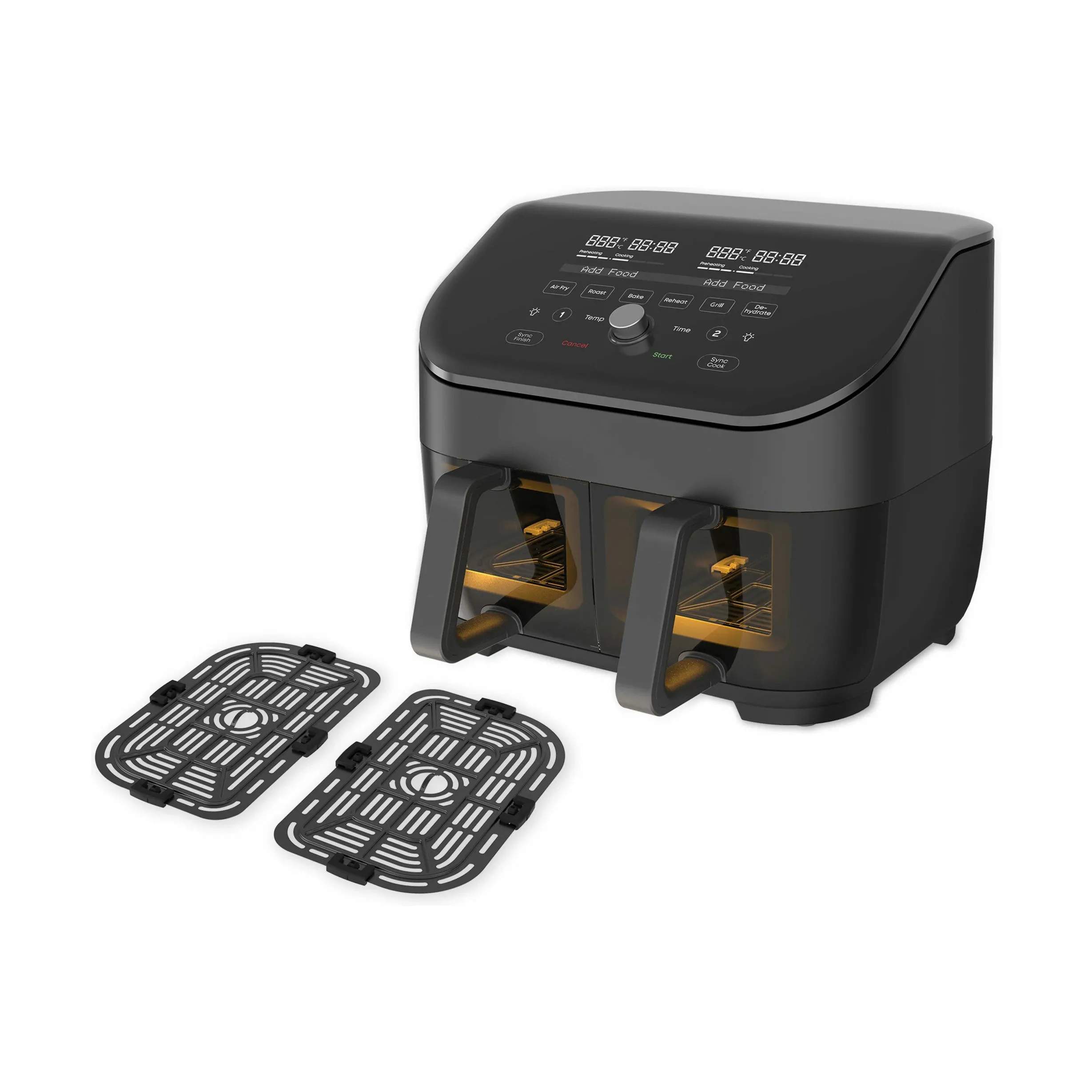 Instant Airfryers Vortex Plus Dual ClearCook Airfryer i Black, 3
