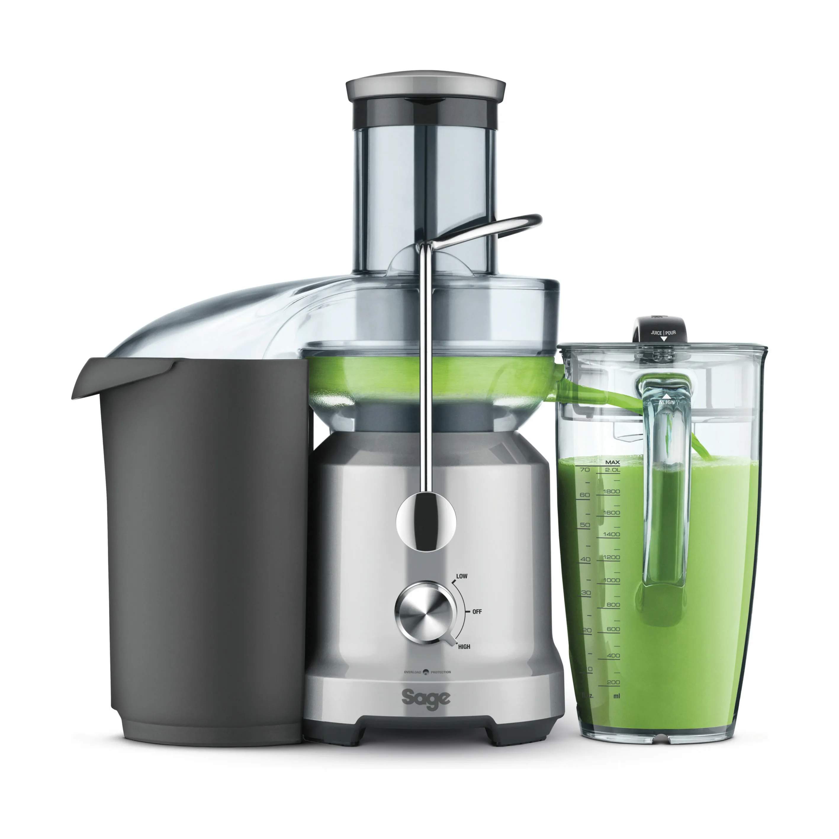 Sage Juicepressere Nutri Cold Juicer i Sølvfarvet, 2
