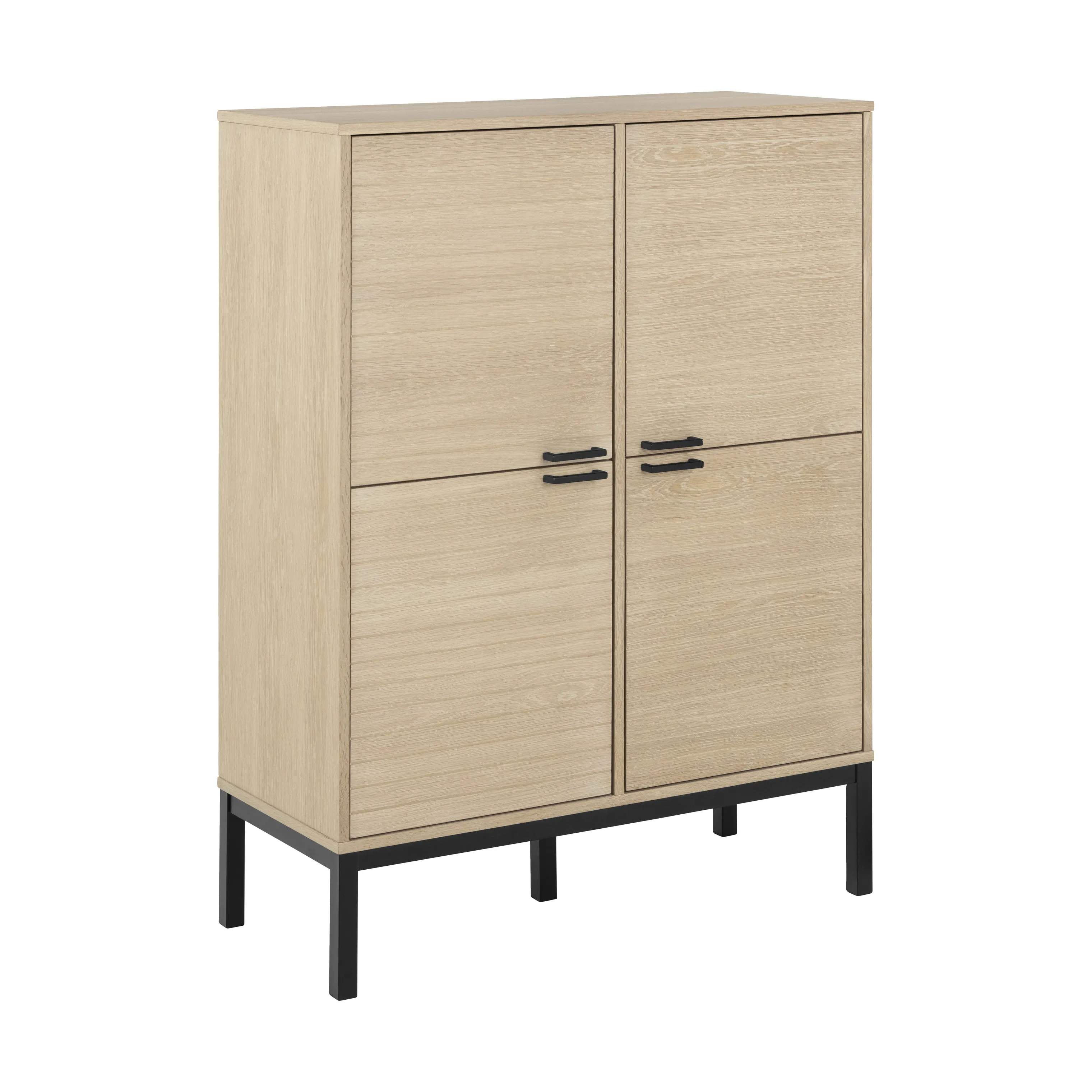 CASA Living Skabe Kensington Skab i Hvidpigmenteret, 3