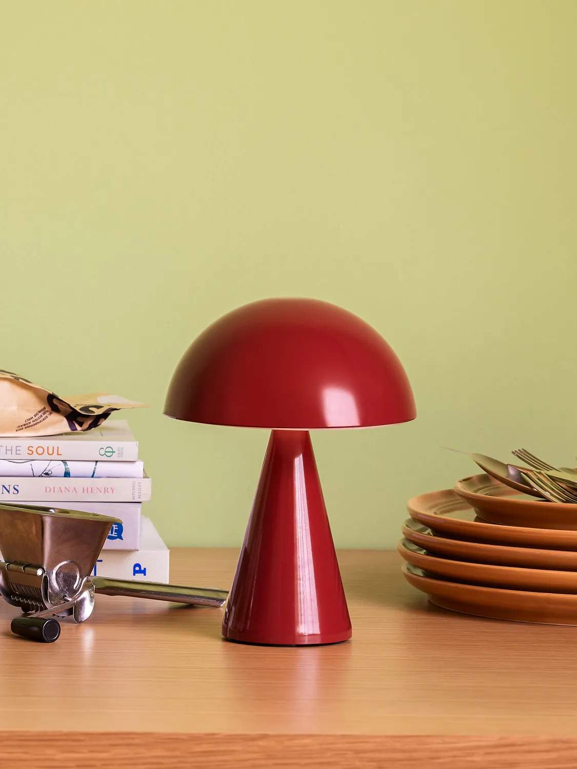 Hübsch Bordlamper Mush Bordlampe i Rød 2, 2