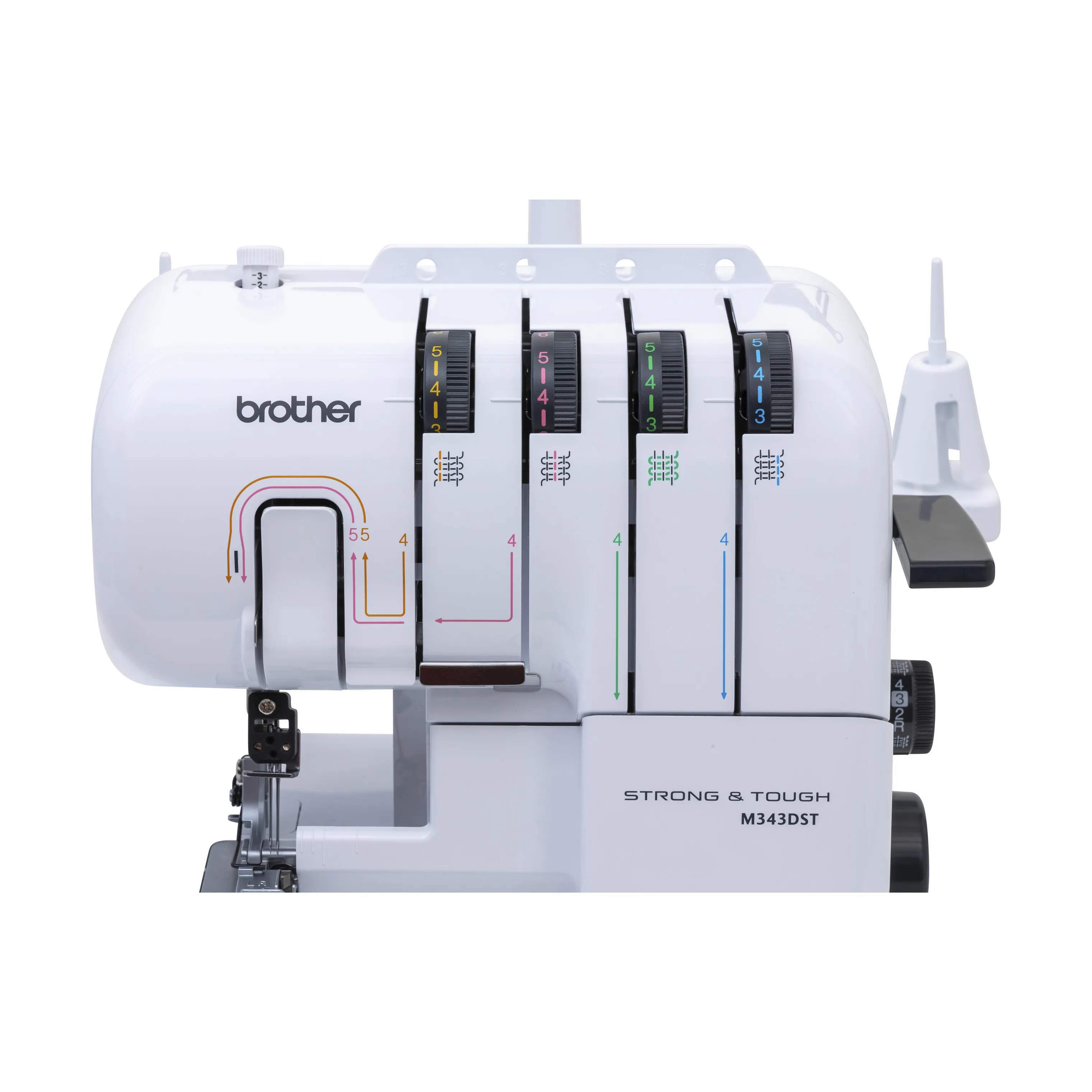 Brother Symaskiner Overlock Symaskine M343DST i Hvid, 4