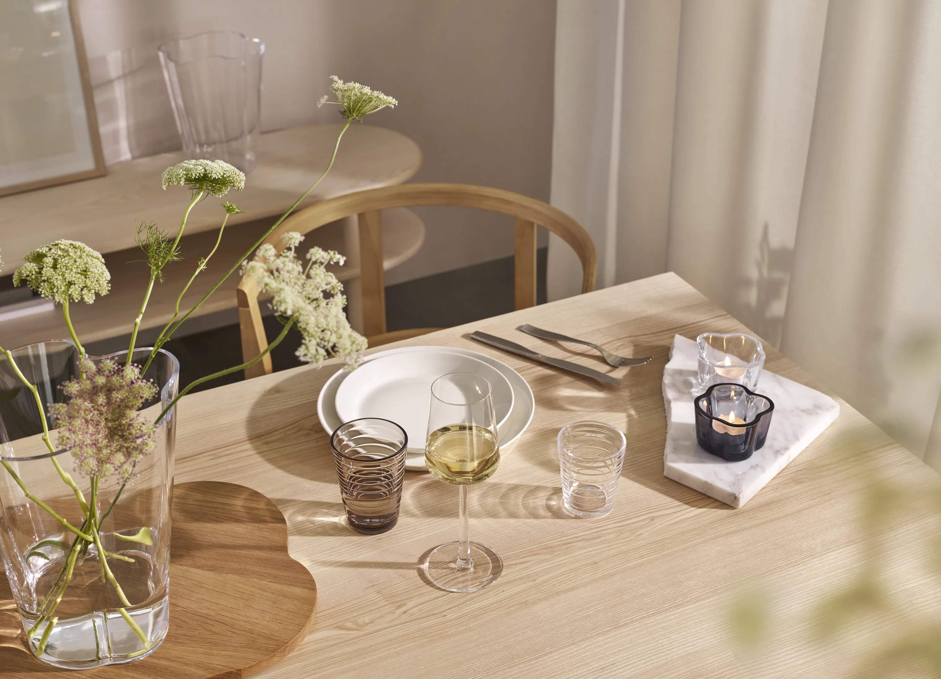 Iittala Frokosttallerkener Teema Tallerken i Hvid, 17 cm, 2