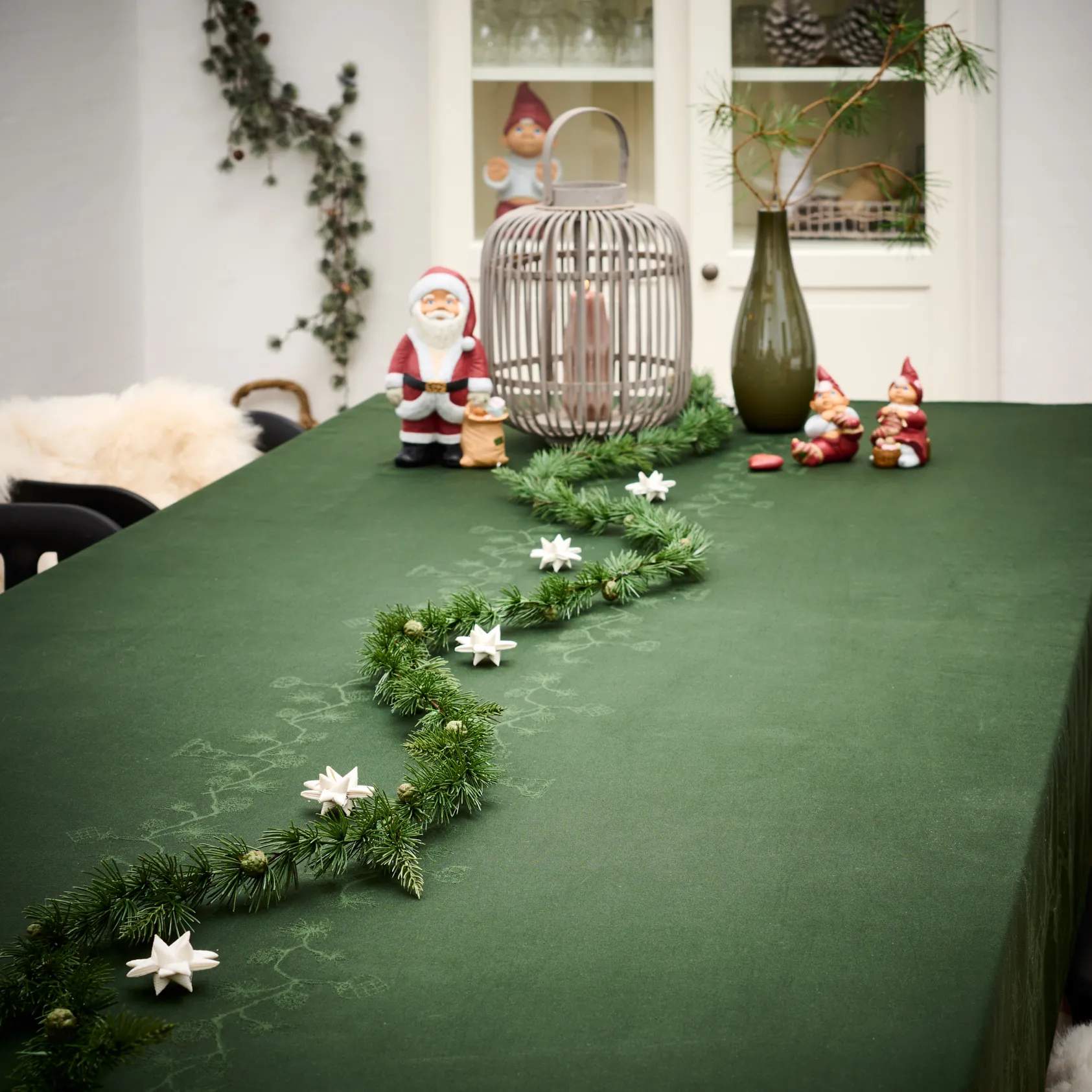 Klarborg Duge Jaquard Dug - Julehygge i 220 cm, 3